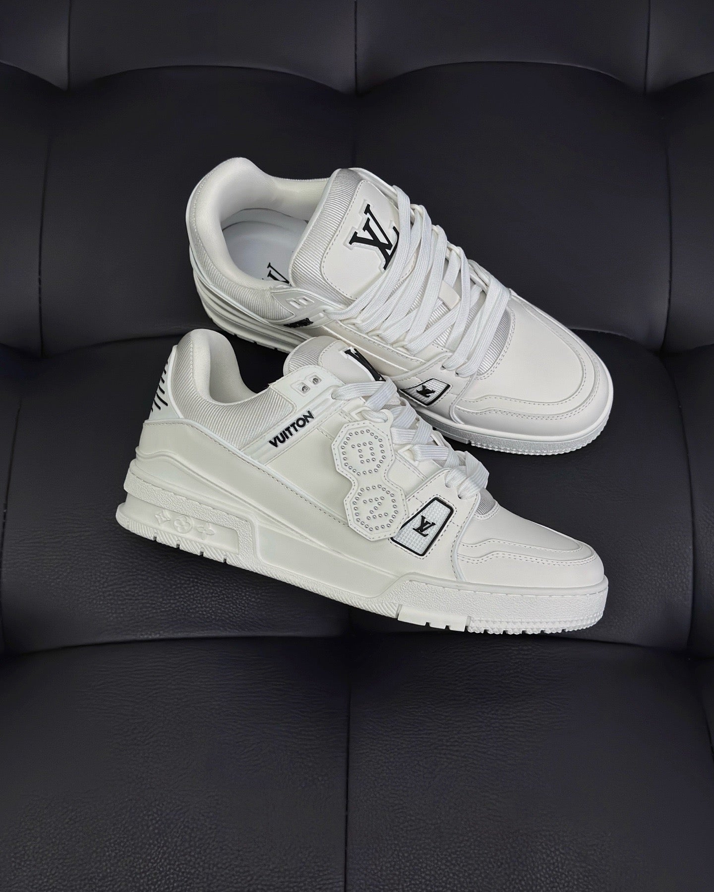 White and Black Shoes - FashionHype.xyz