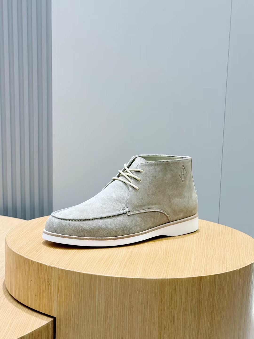 Grey, Dark blue and Black Shoes - FashionHype.xyz