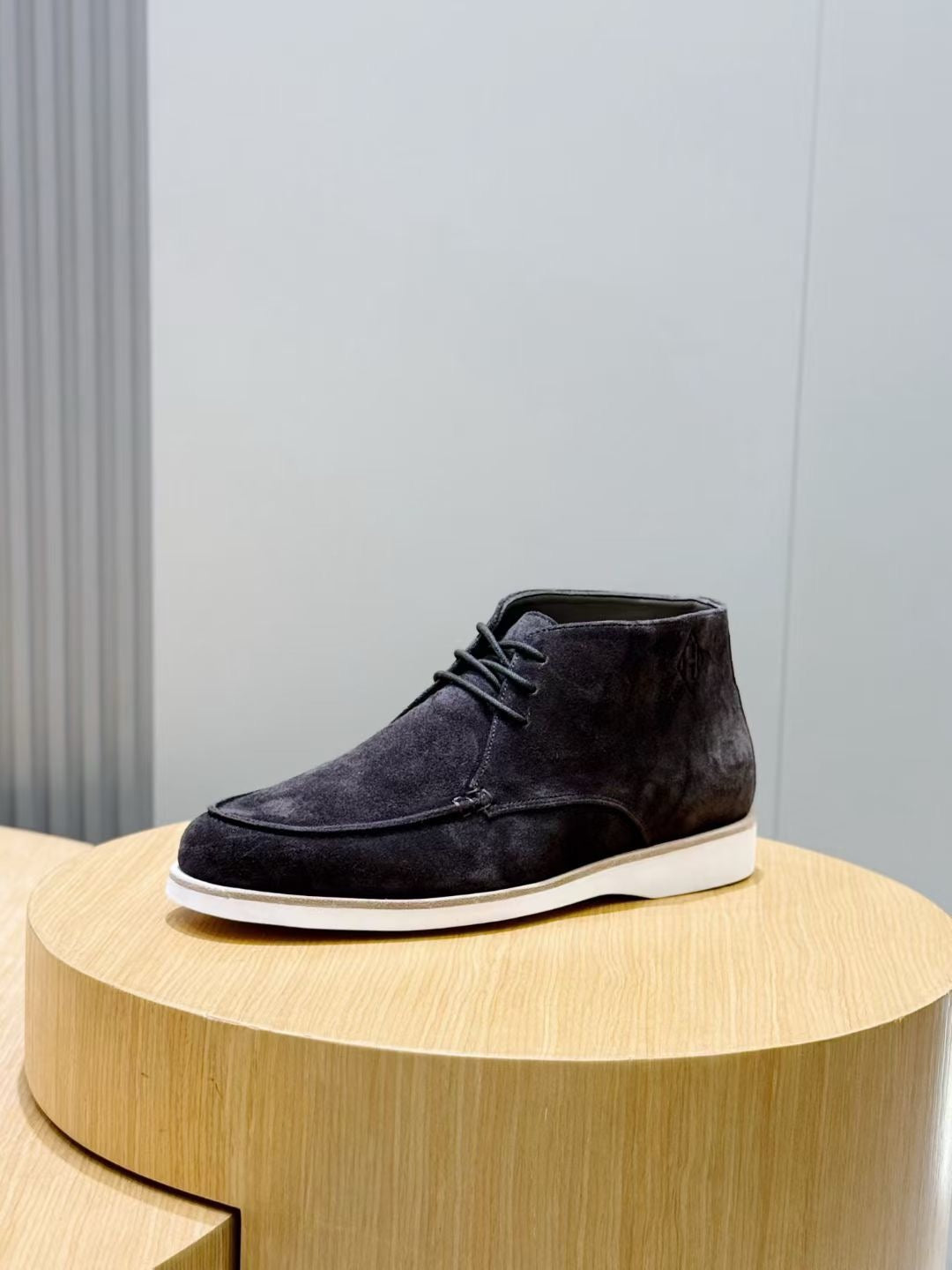 Brown and Blue Shoes - FashionHype.xyz