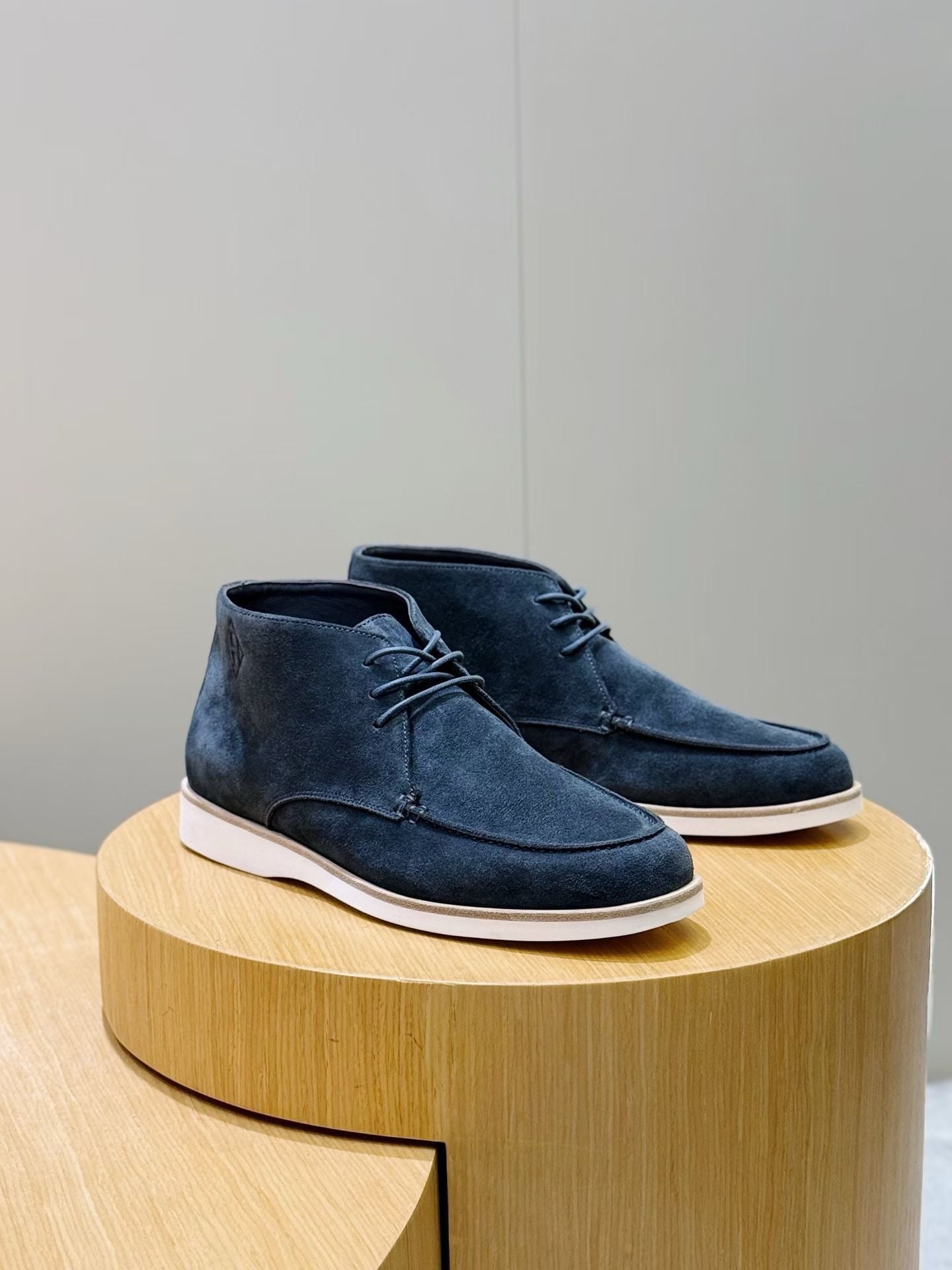 Grey, Dark blue and Black Shoes - FashionHype.xyz