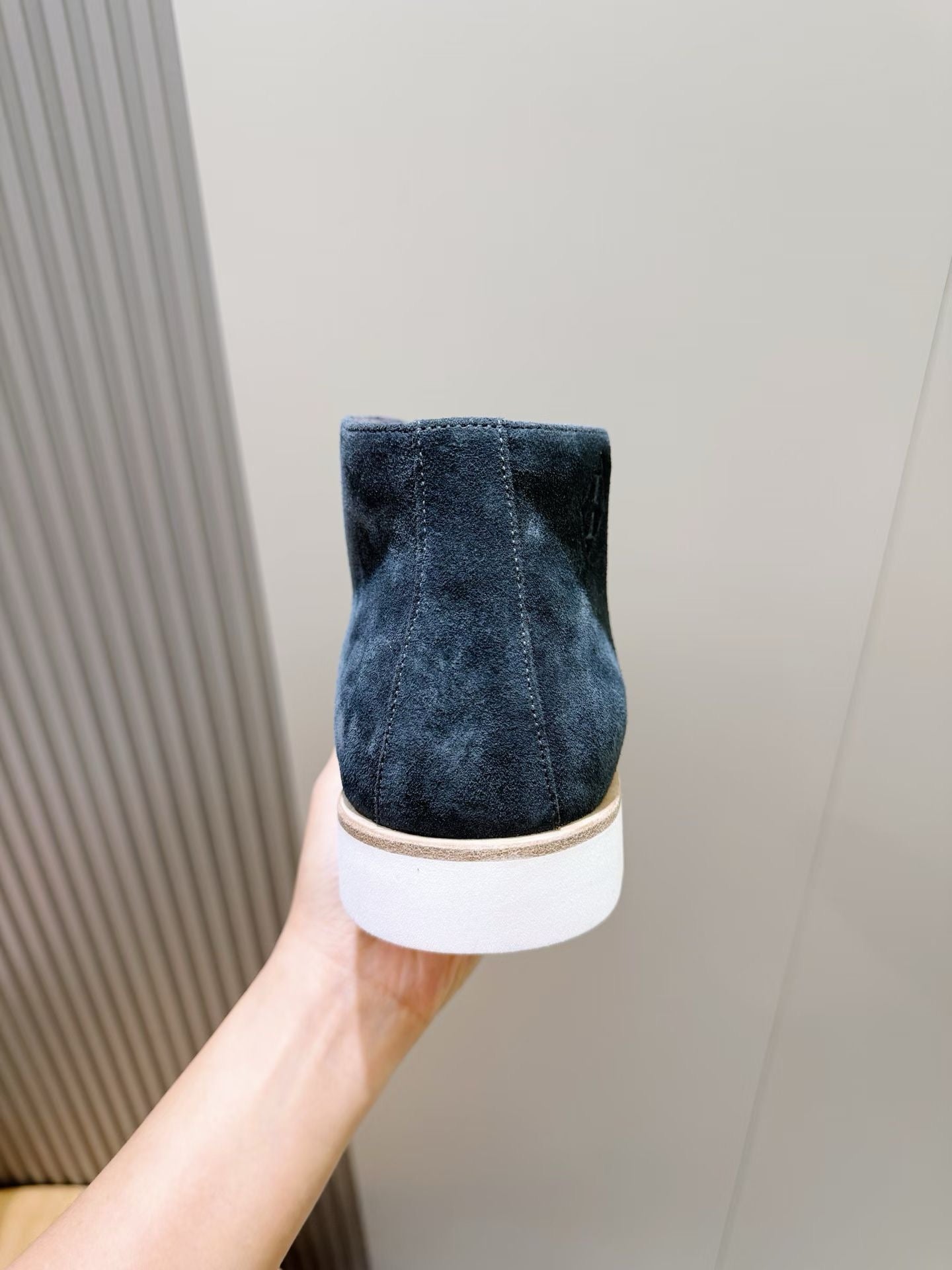 Grey, Dark blue and Black Shoes - FashionHype.xyz