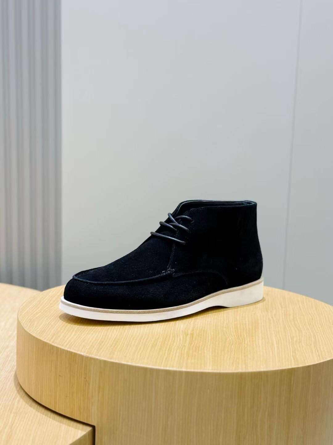 Grey, Dark blue and Black Shoes - FashionHype.xyz