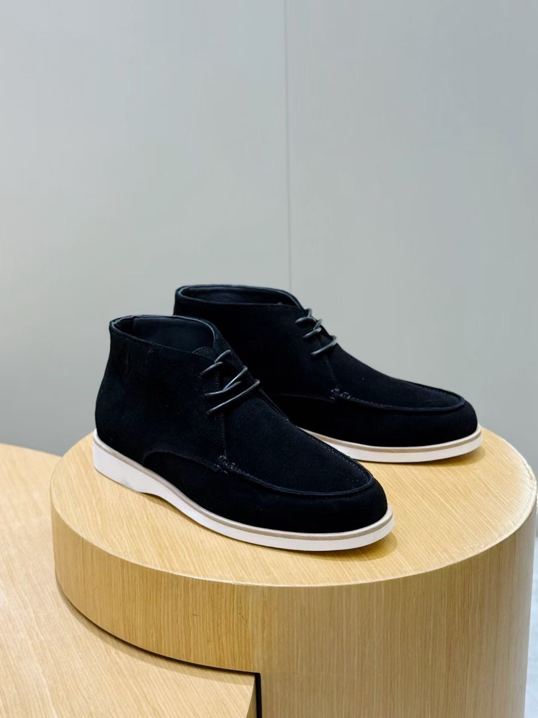 Grey, Dark blue and Black Shoes - FashionHype.xyz