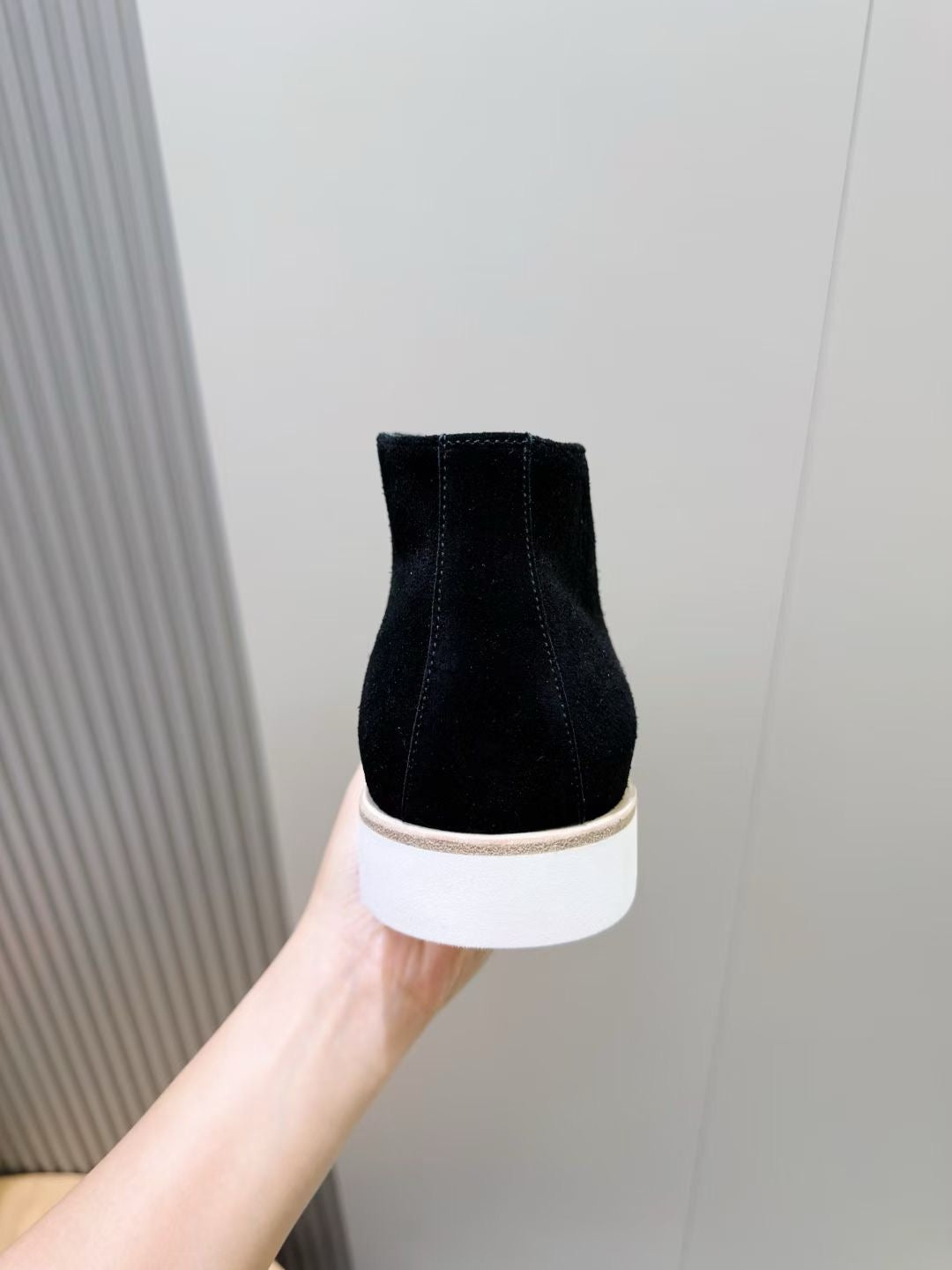 Grey, Dark blue and Black Shoes - FashionHype.xyz