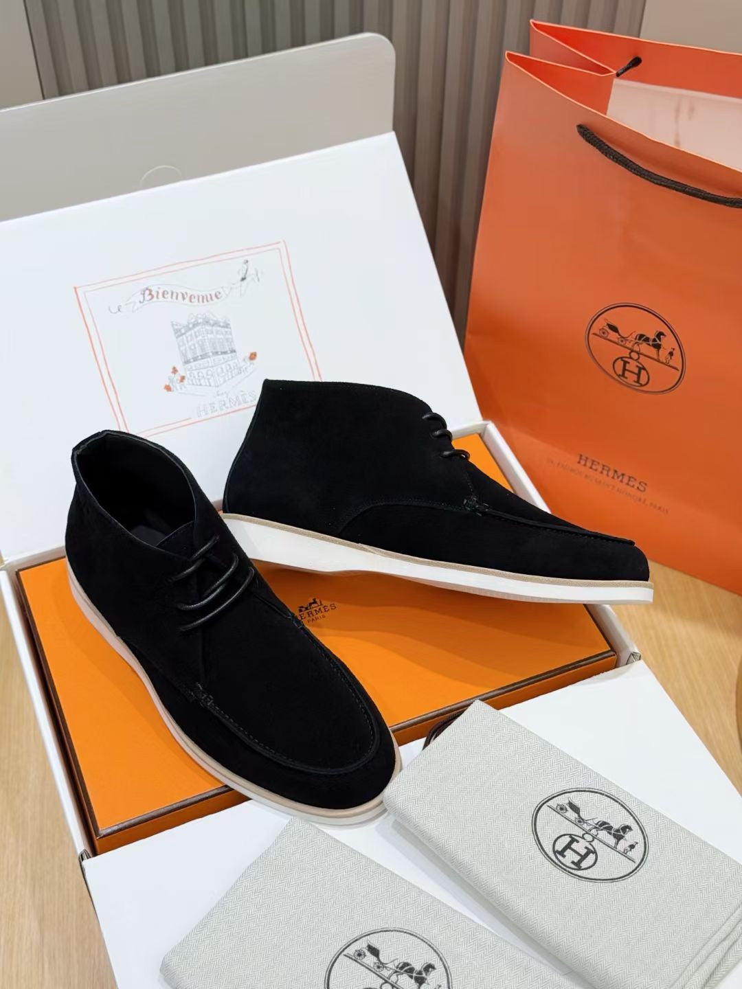 Grey, Dark blue and Black Shoes - FashionHype.xyz