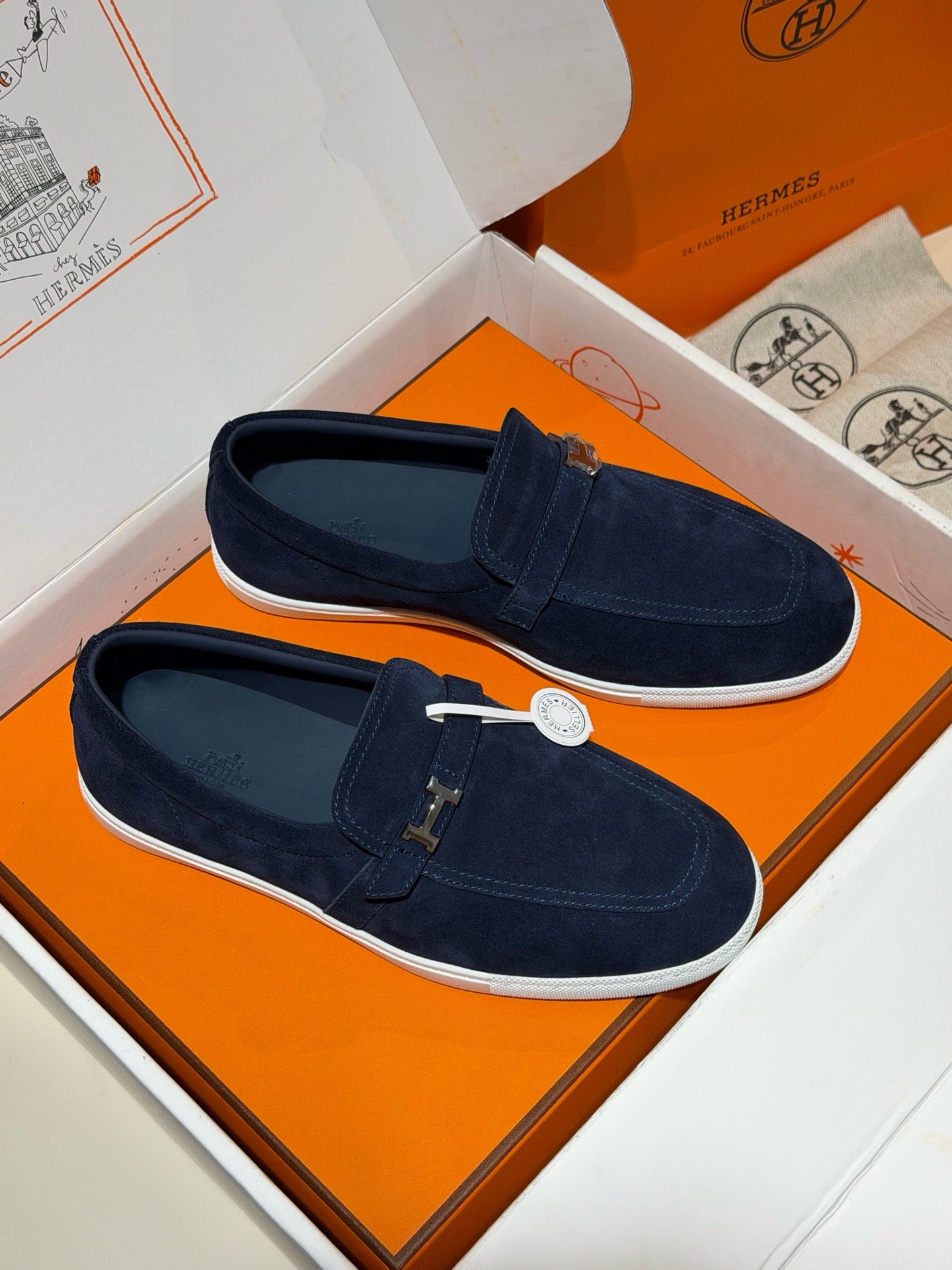 Blue, Brown and Black Shoes - FashionHype.xyz