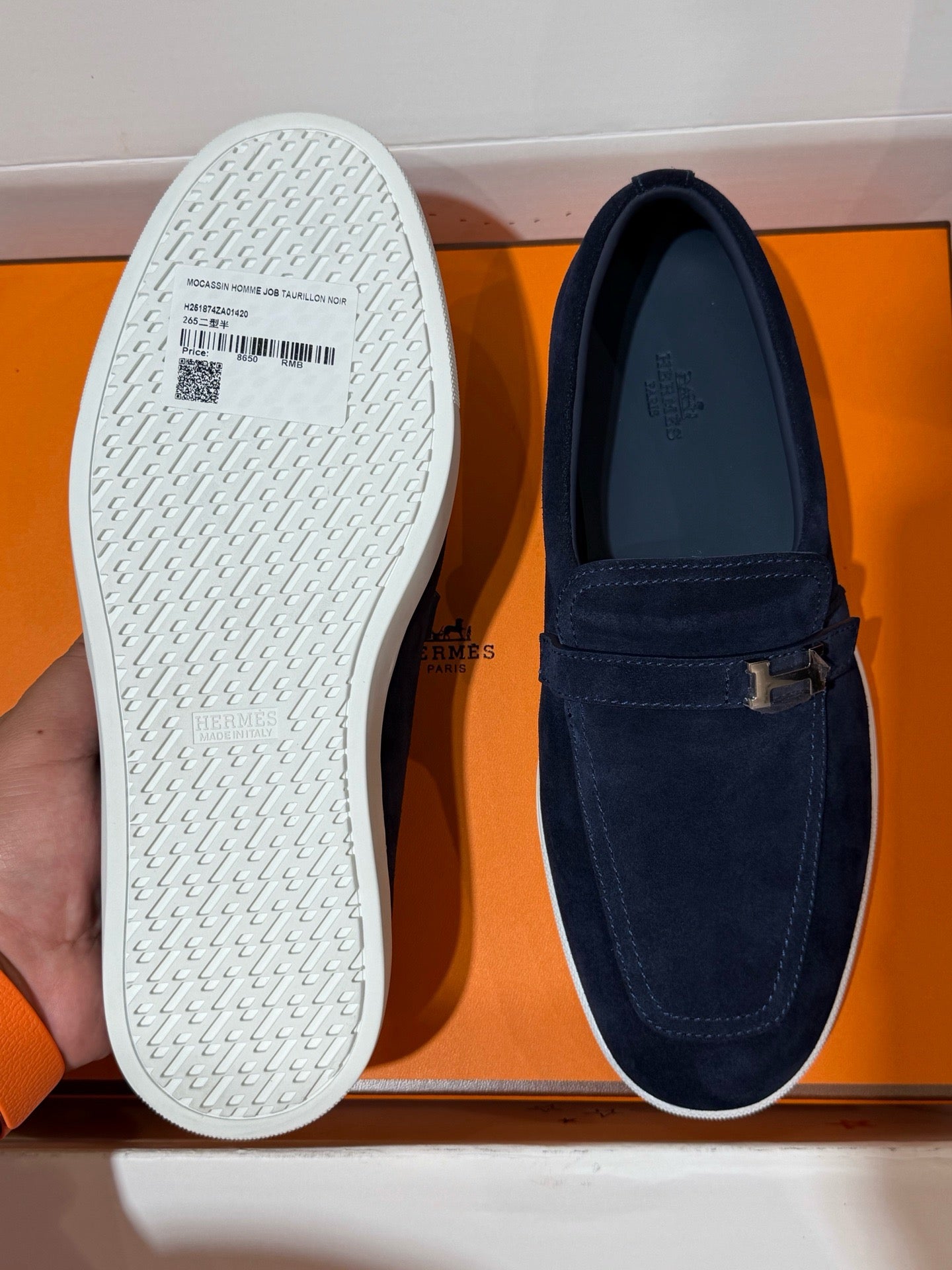 Blue, Brown and Black Shoes - FashionHype.xyz