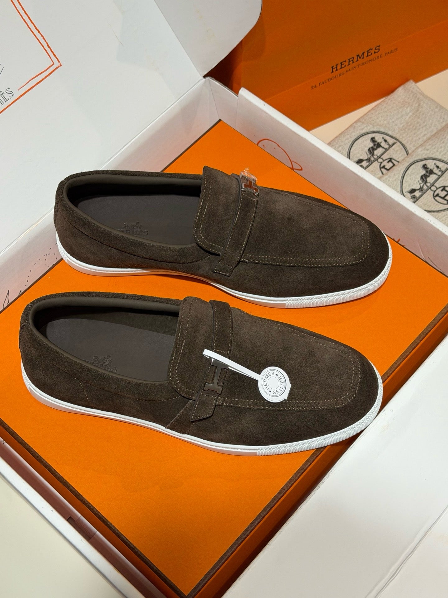 Blue, Brown and Black Shoes - FashionHype.xyz