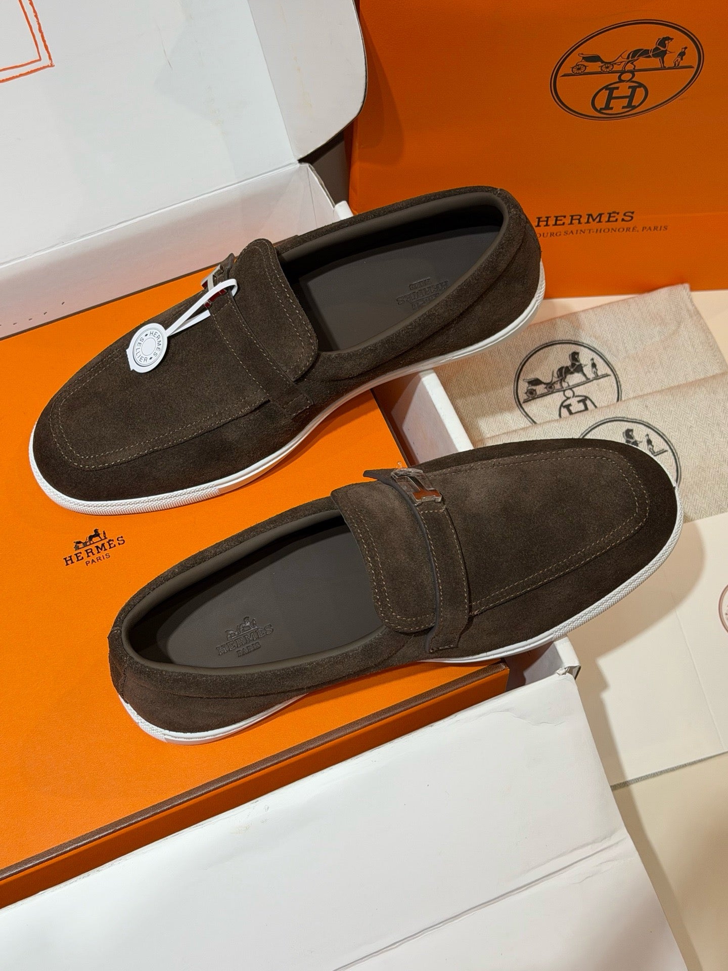 Blue, Brown and Black Shoes - FashionHype.xyz