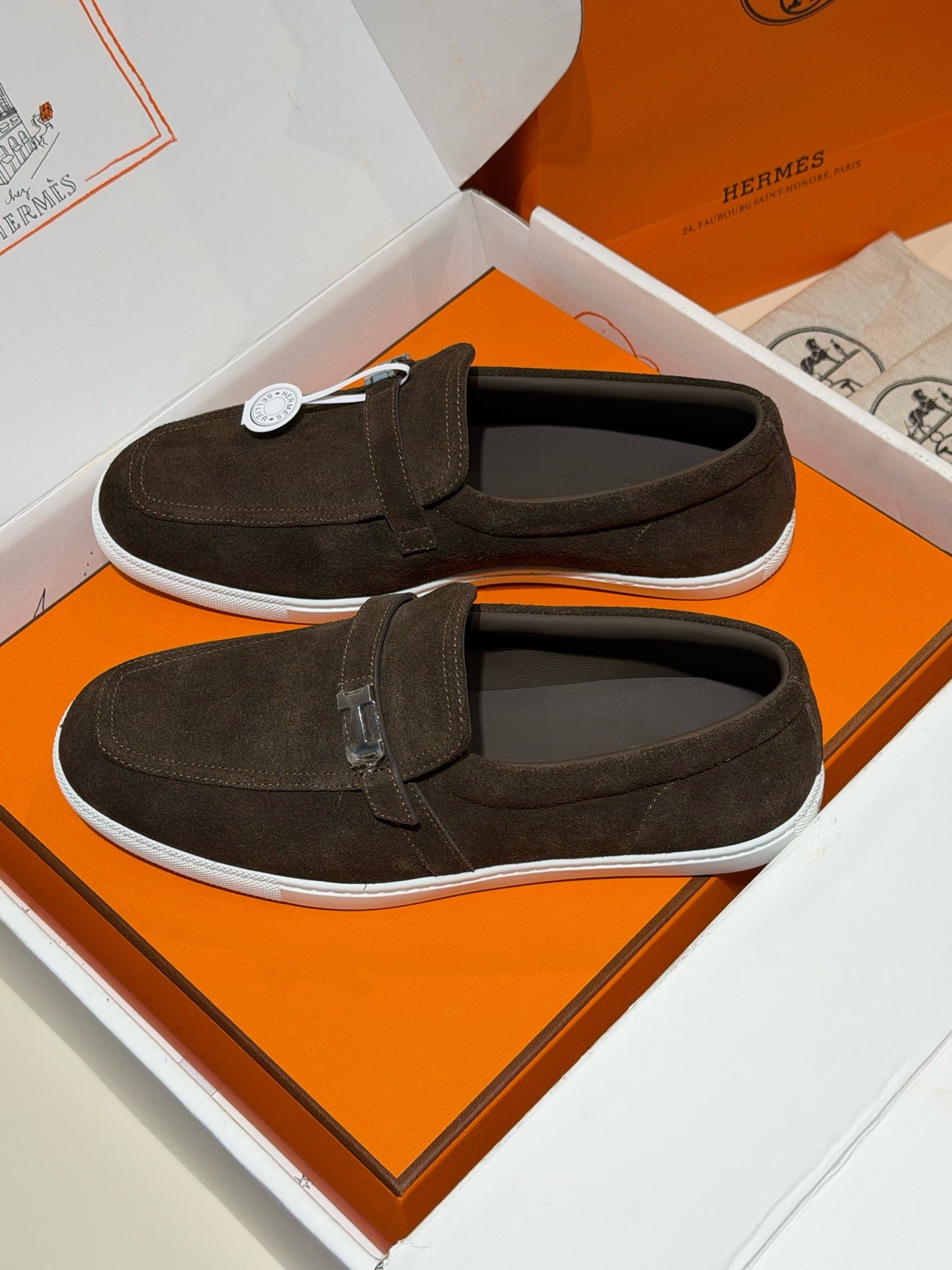 Blue, Brown and Black Shoes - FashionHype.xyz