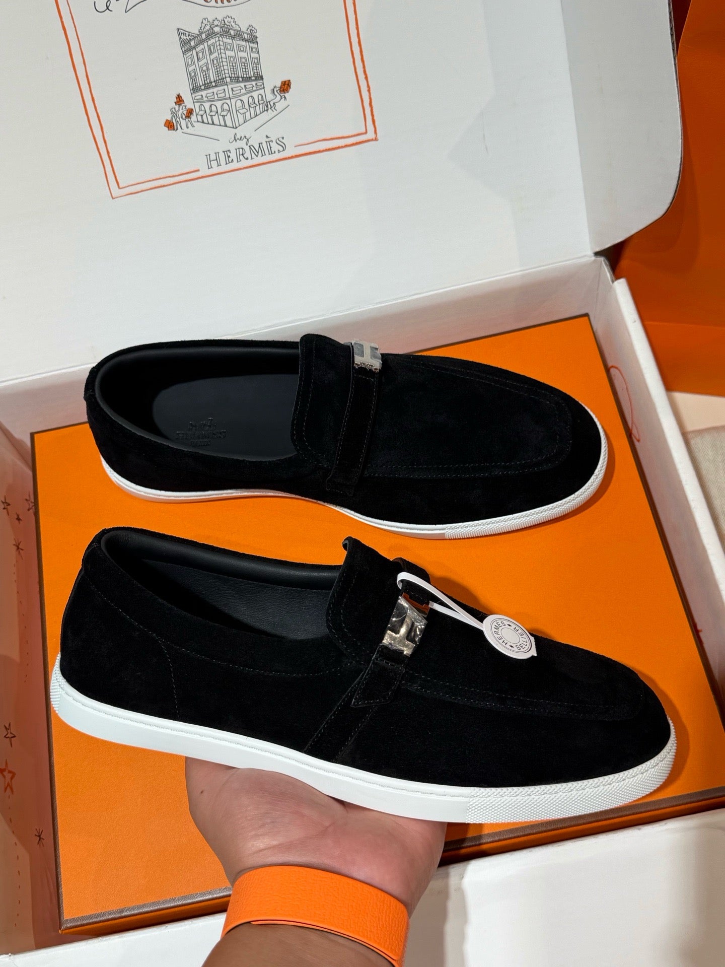 Blue, Brown and Black Shoes - FashionHype.xyz