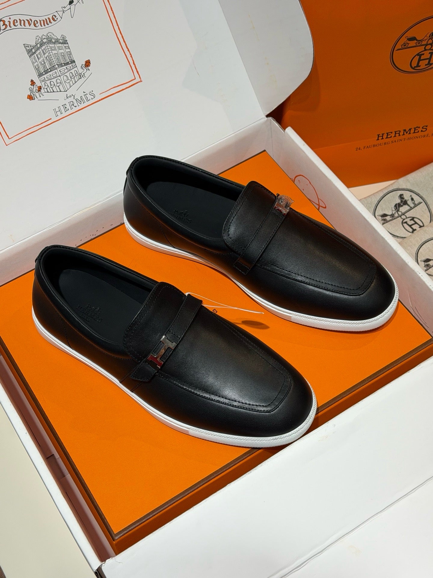 Black and Dark brown Shoes - FashionHype.xyz