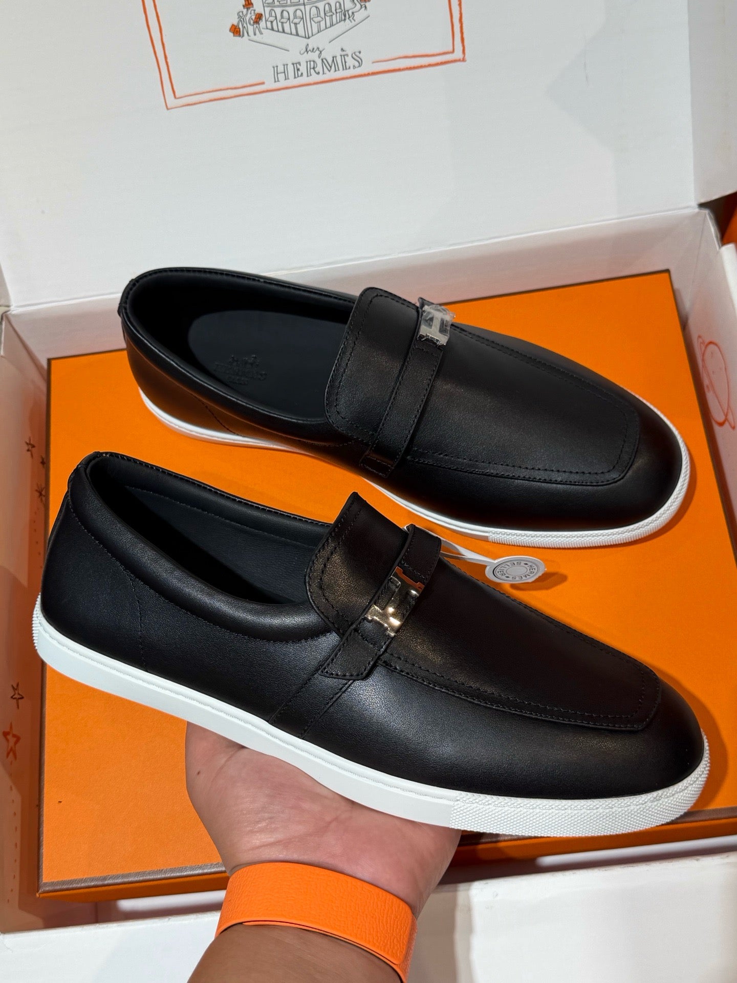 Black and Dark brown Shoes - FashionHype.xyz