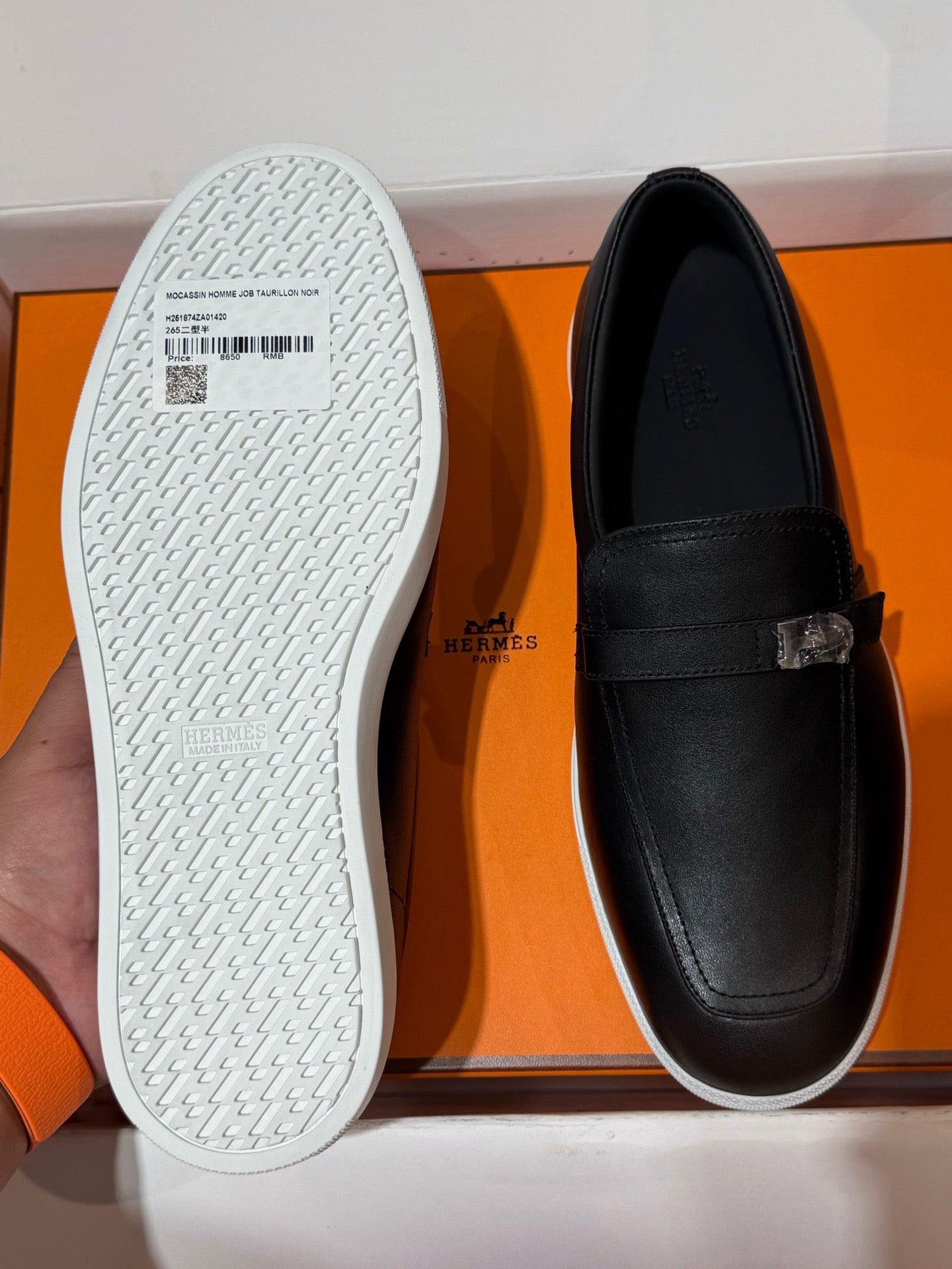 Black and Dark brown Shoes