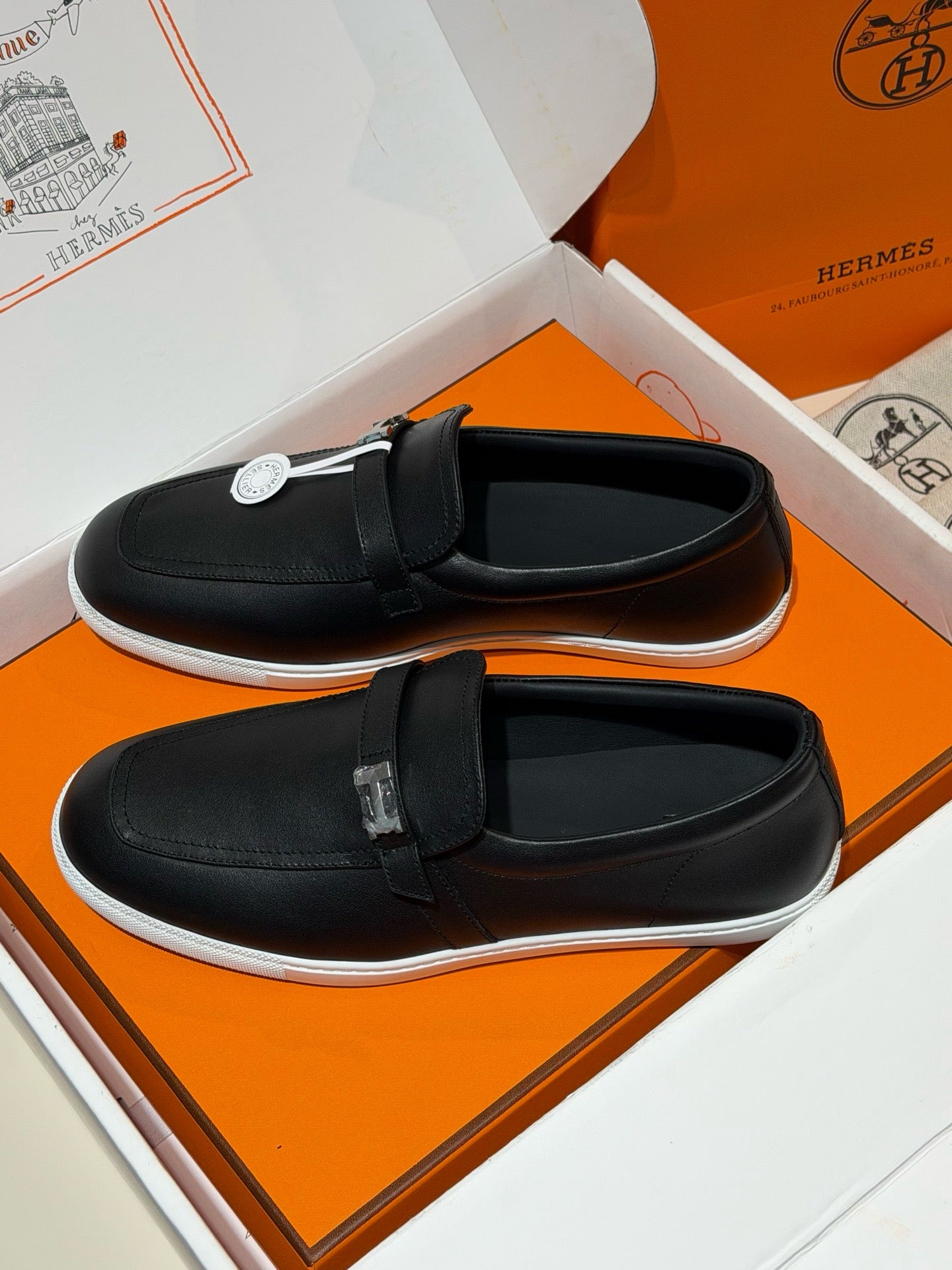 Black and Dark brown Shoes - FashionHype.xyz