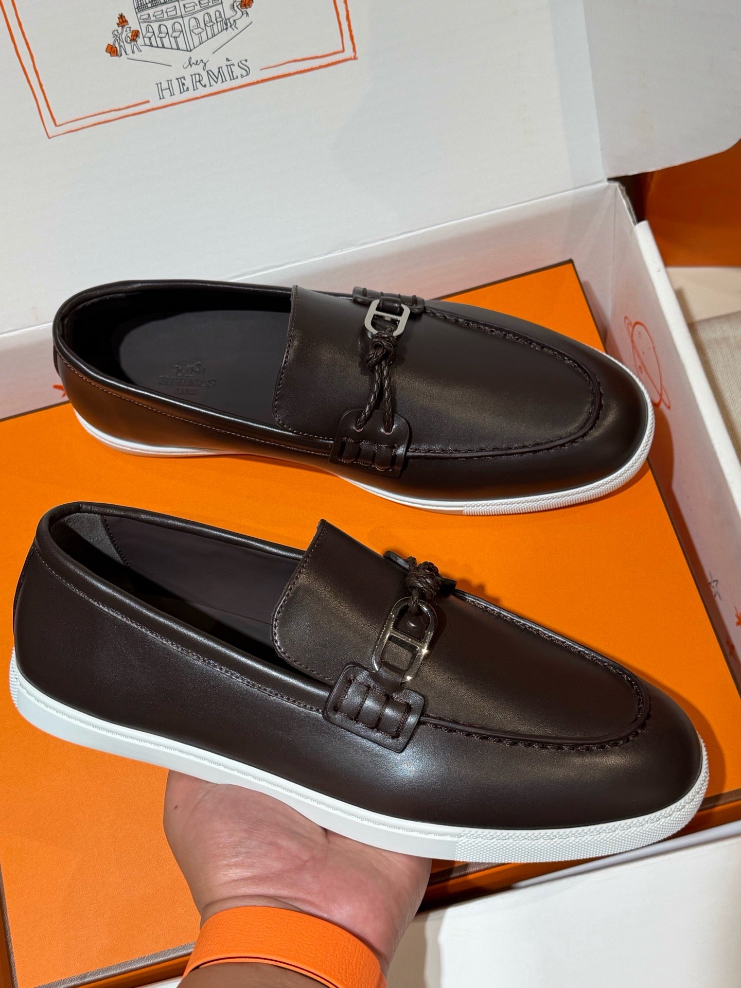 Black and Dark brown Shoes - FashionHype.xyz