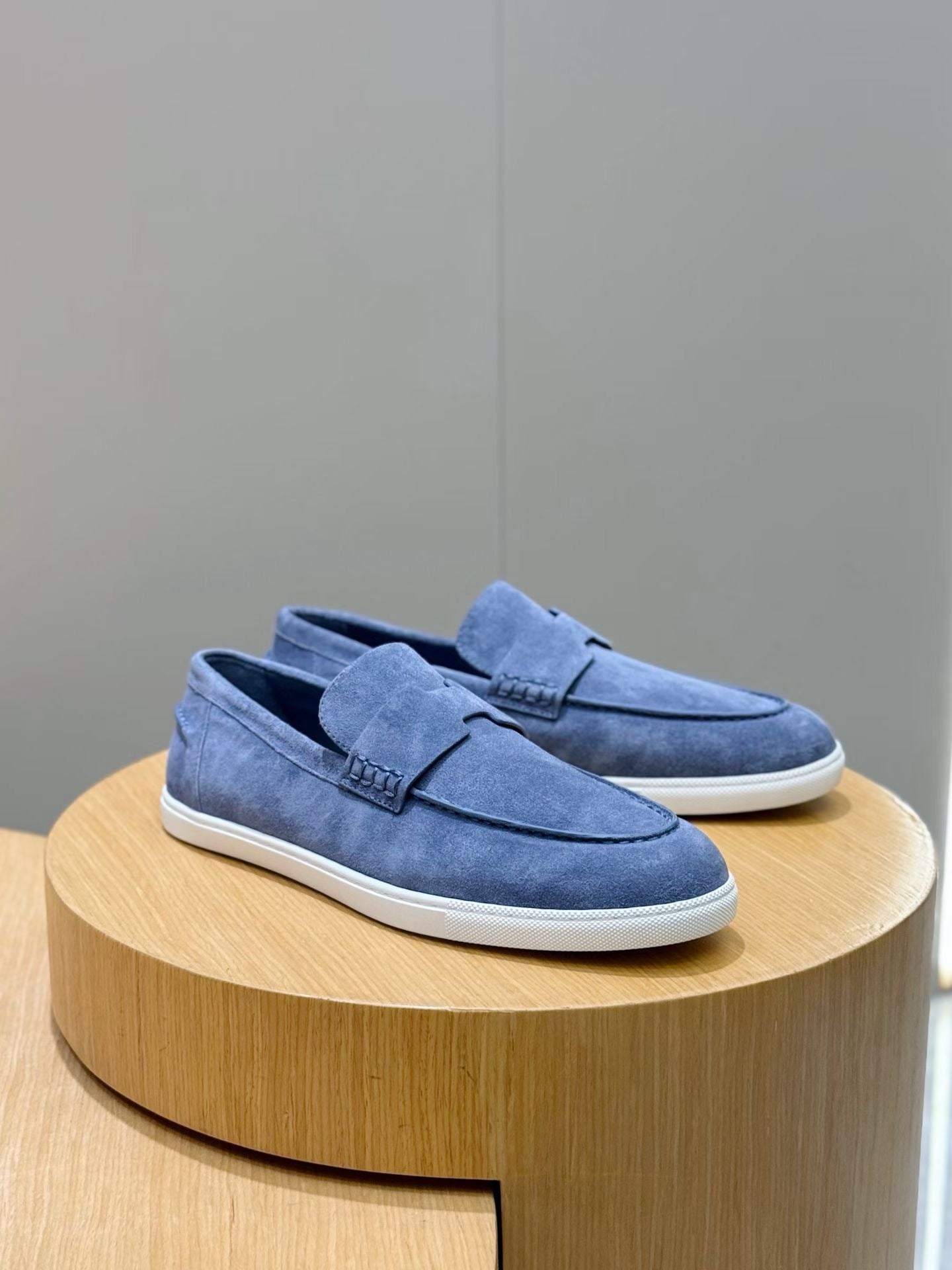 Steel Blue, Black, Navy, Dark Brown and Grey Shoes