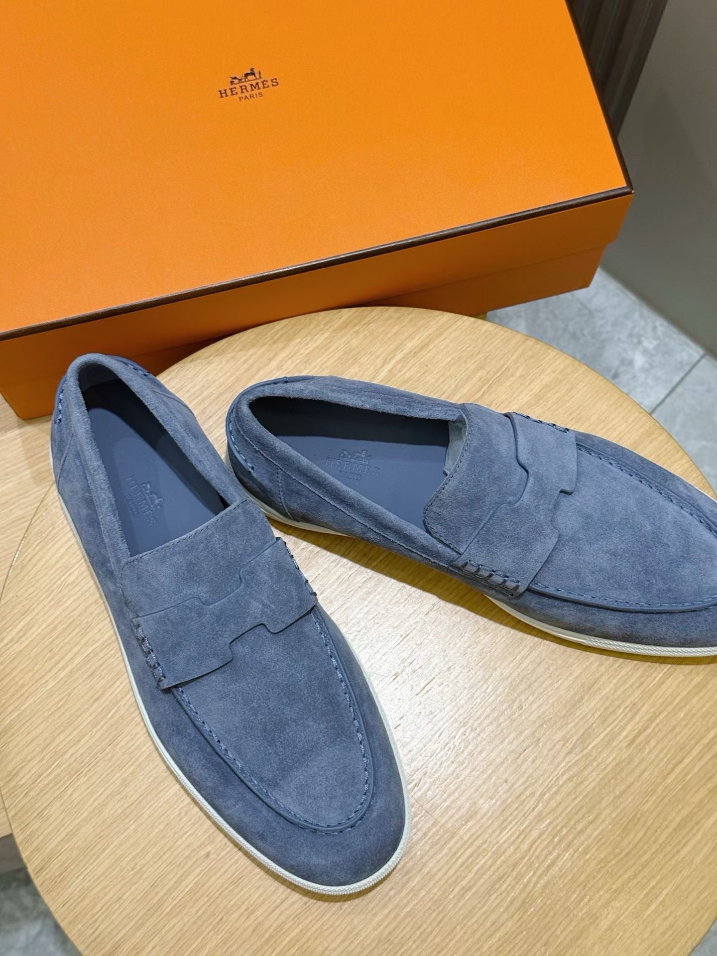 Steel Blue, Black, Navy, Dark Brown and Grey Shoes - FashionHype.xyz