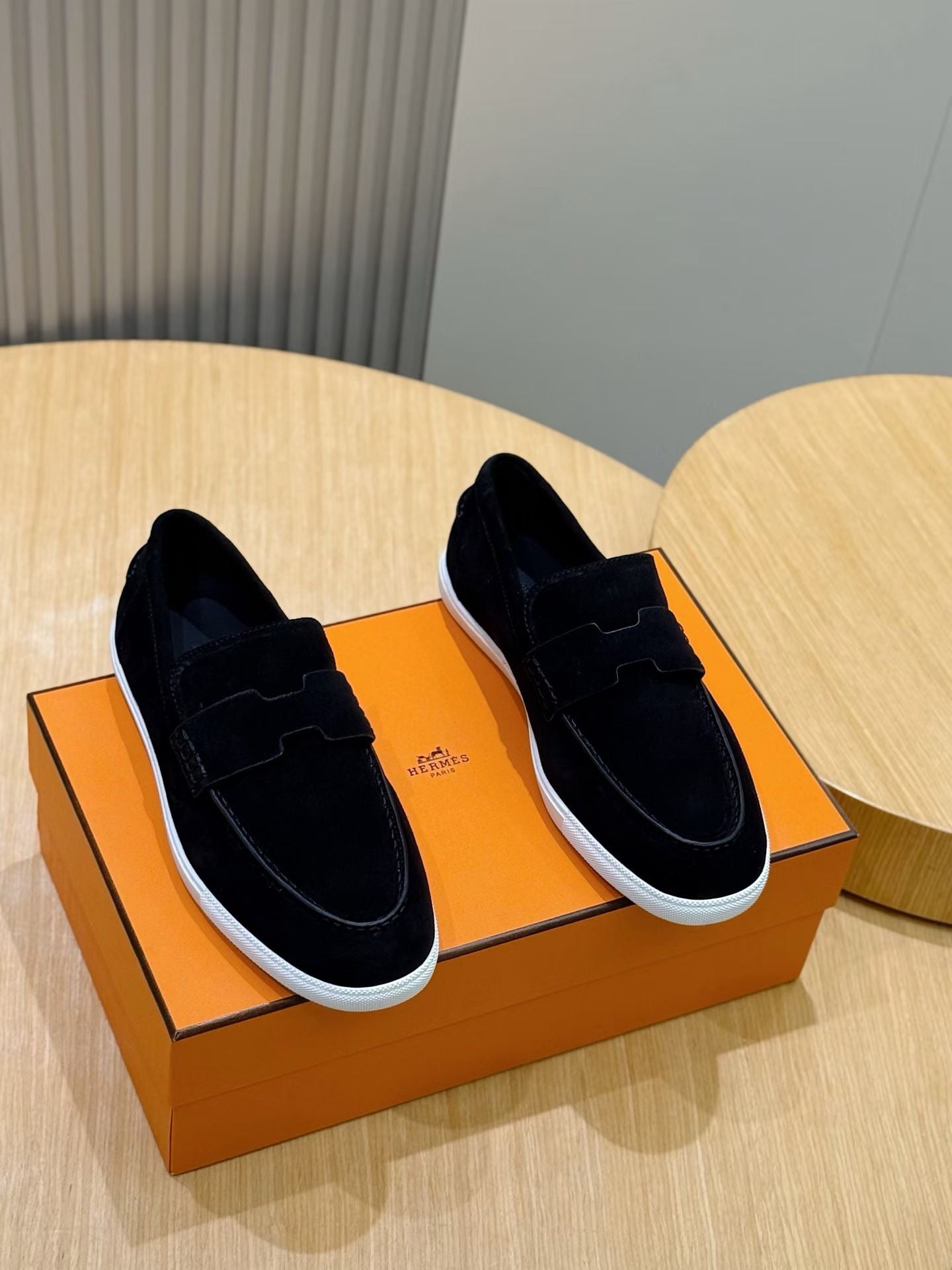 Steel Blue, Black, Navy, Dark Brown and Grey Shoes