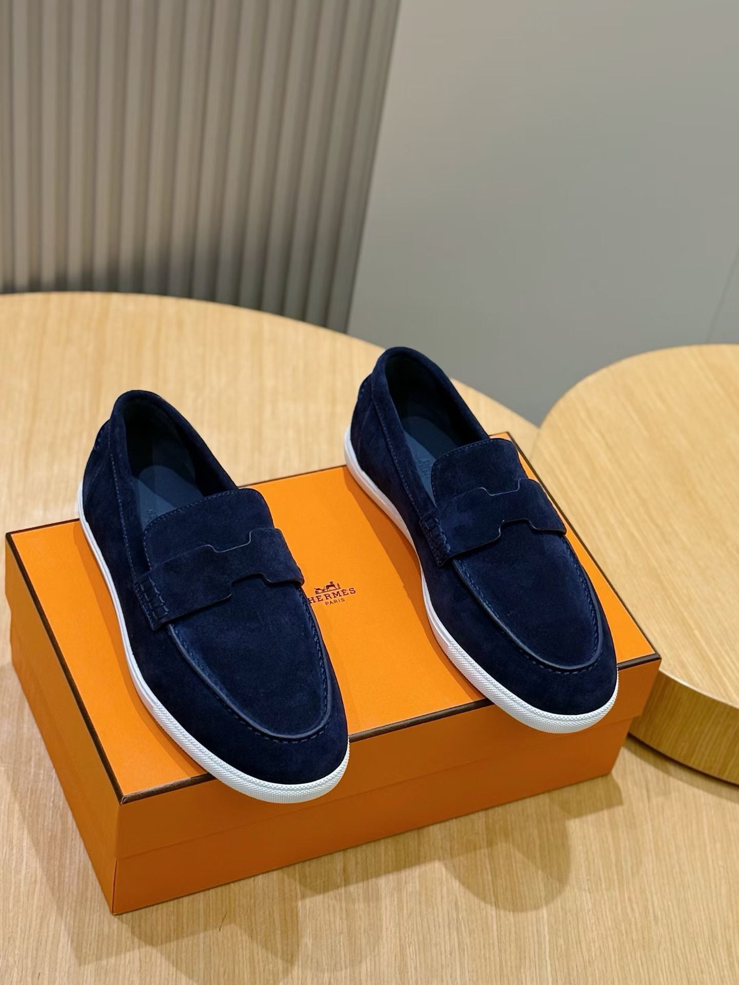 Steel Blue, Black, Navy, Dark Brown and Grey Shoes - FashionHype.xyz