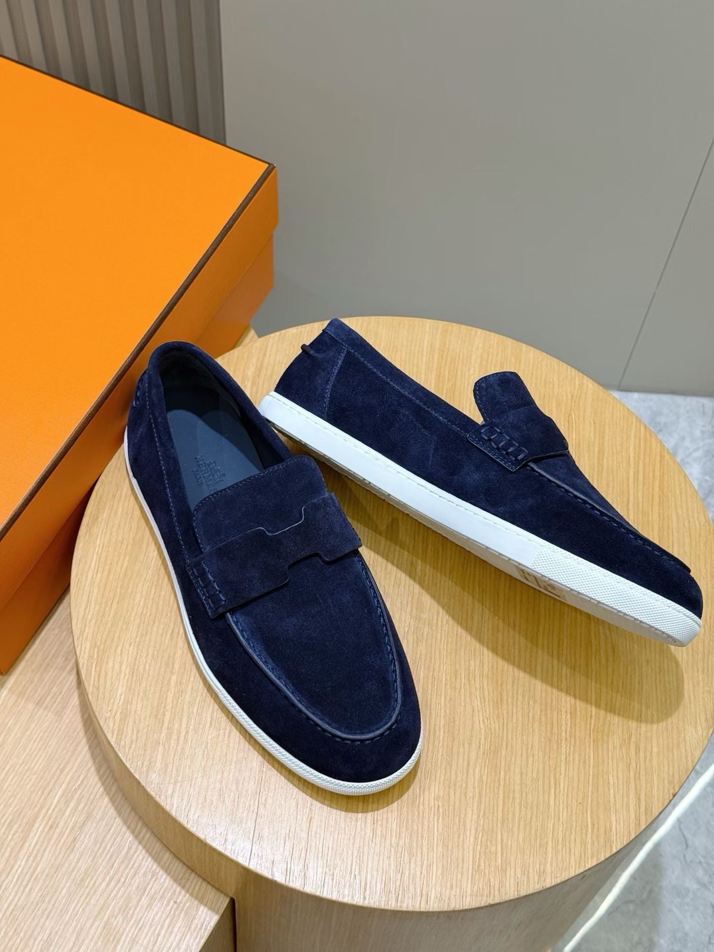 Steel Blue, Black, Navy, Dark Brown and Grey Shoes - FashionHype.xyz