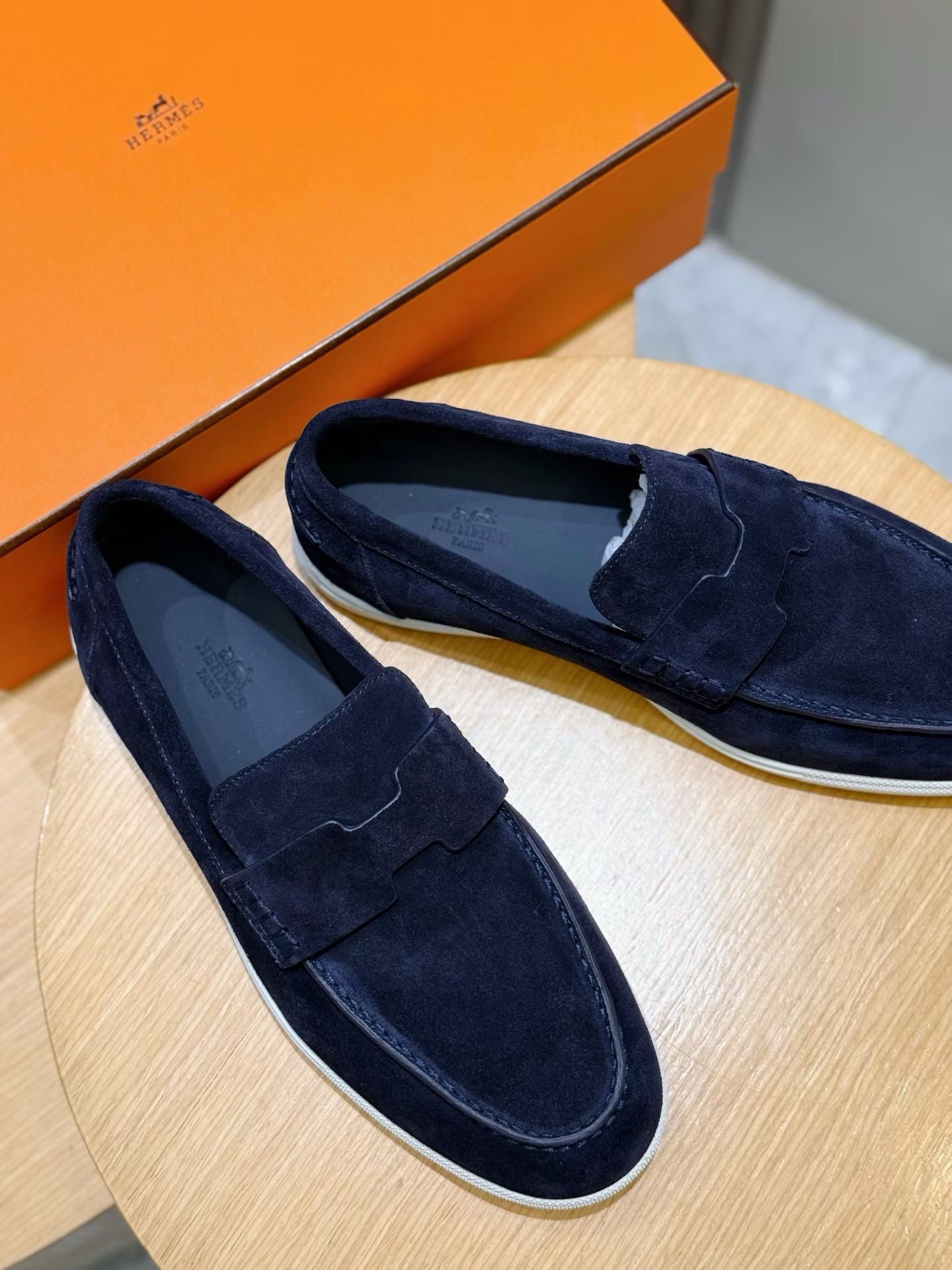 Steel Blue, Black, Navy, Dark Brown and Grey Shoes - FashionHype.xyz