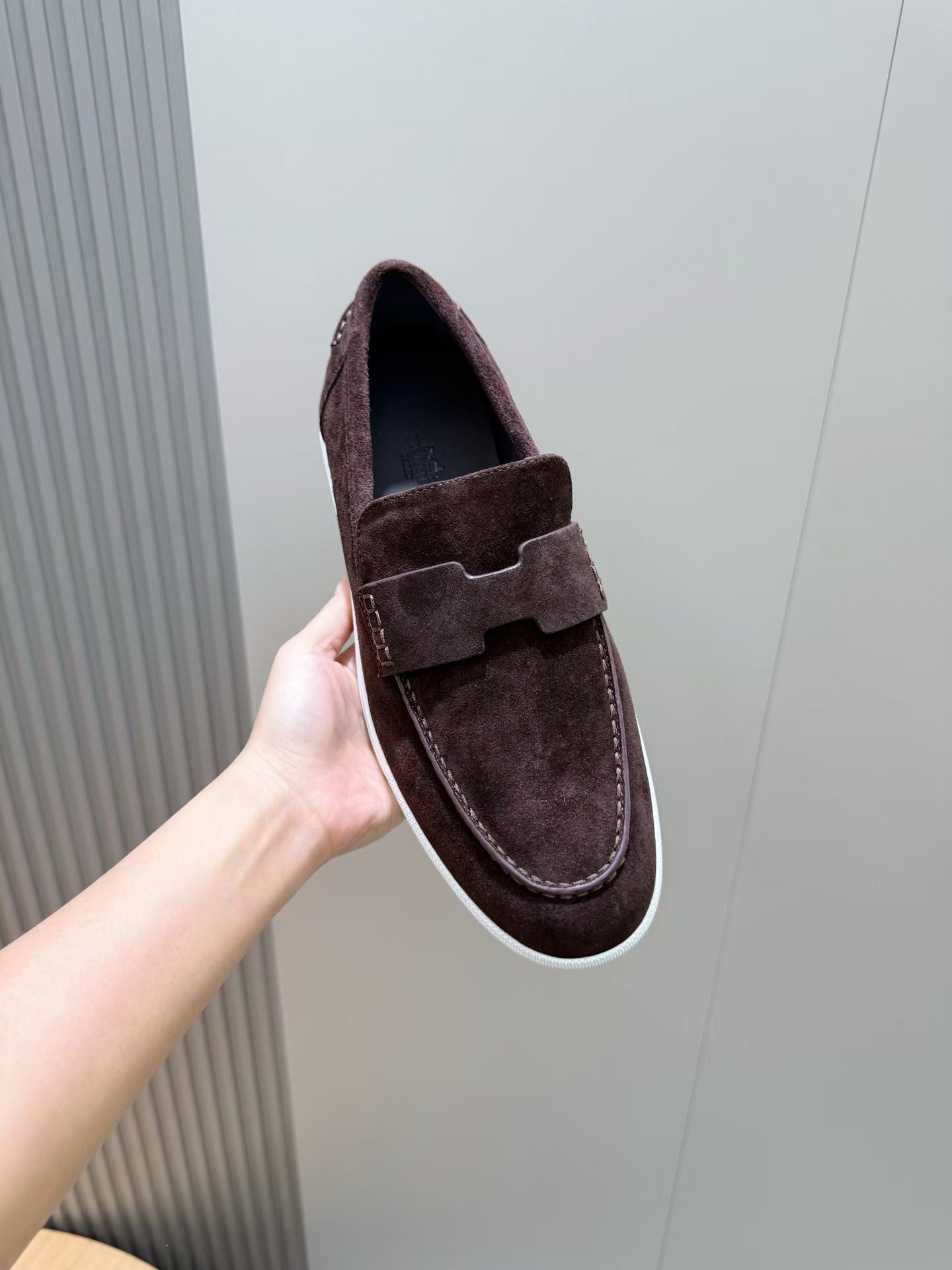 Steel Blue, Black, Navy, Dark Brown and Grey Shoes