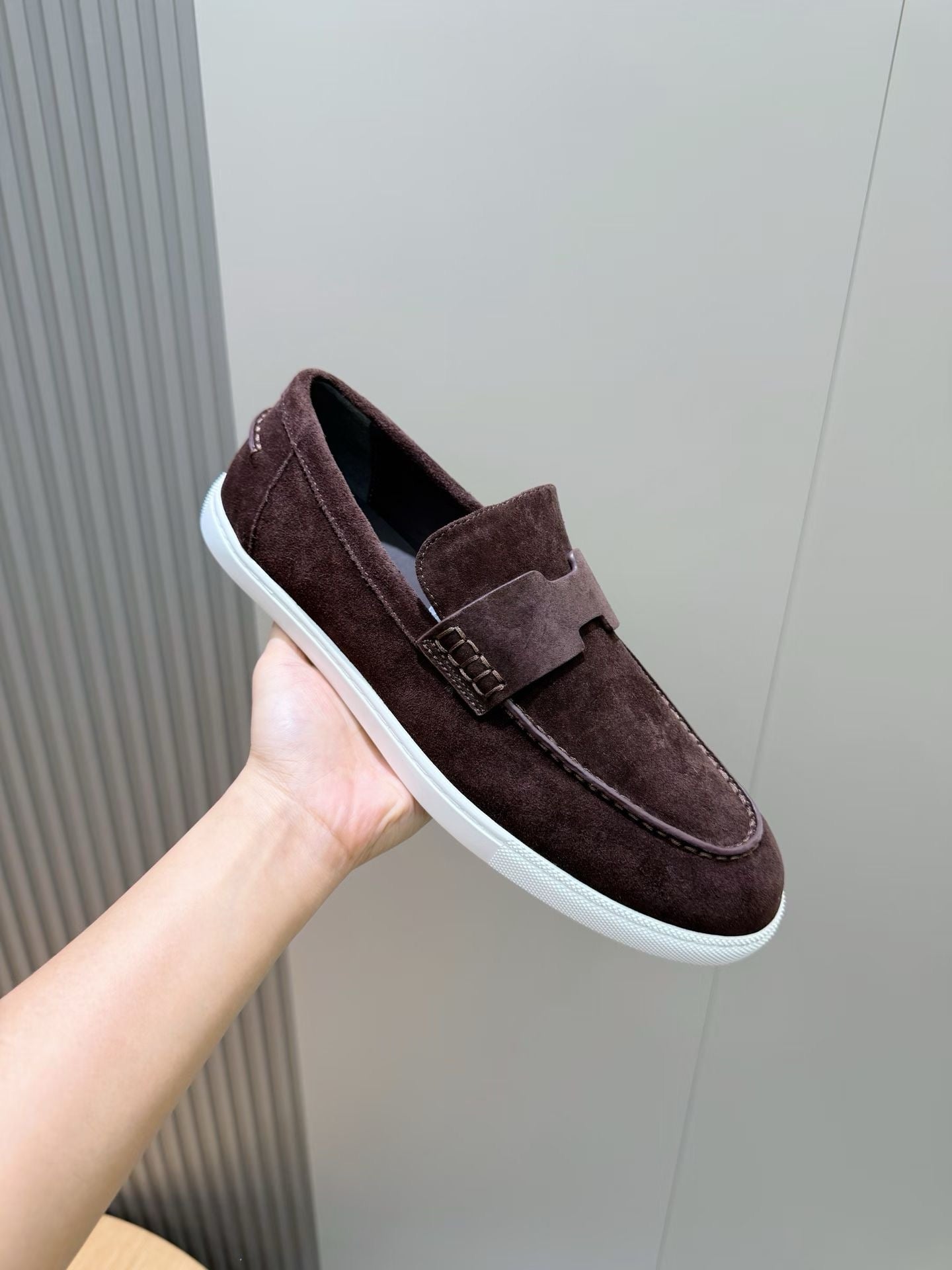 Steel Blue, Black, Navy, Dark Brown and Grey Shoes