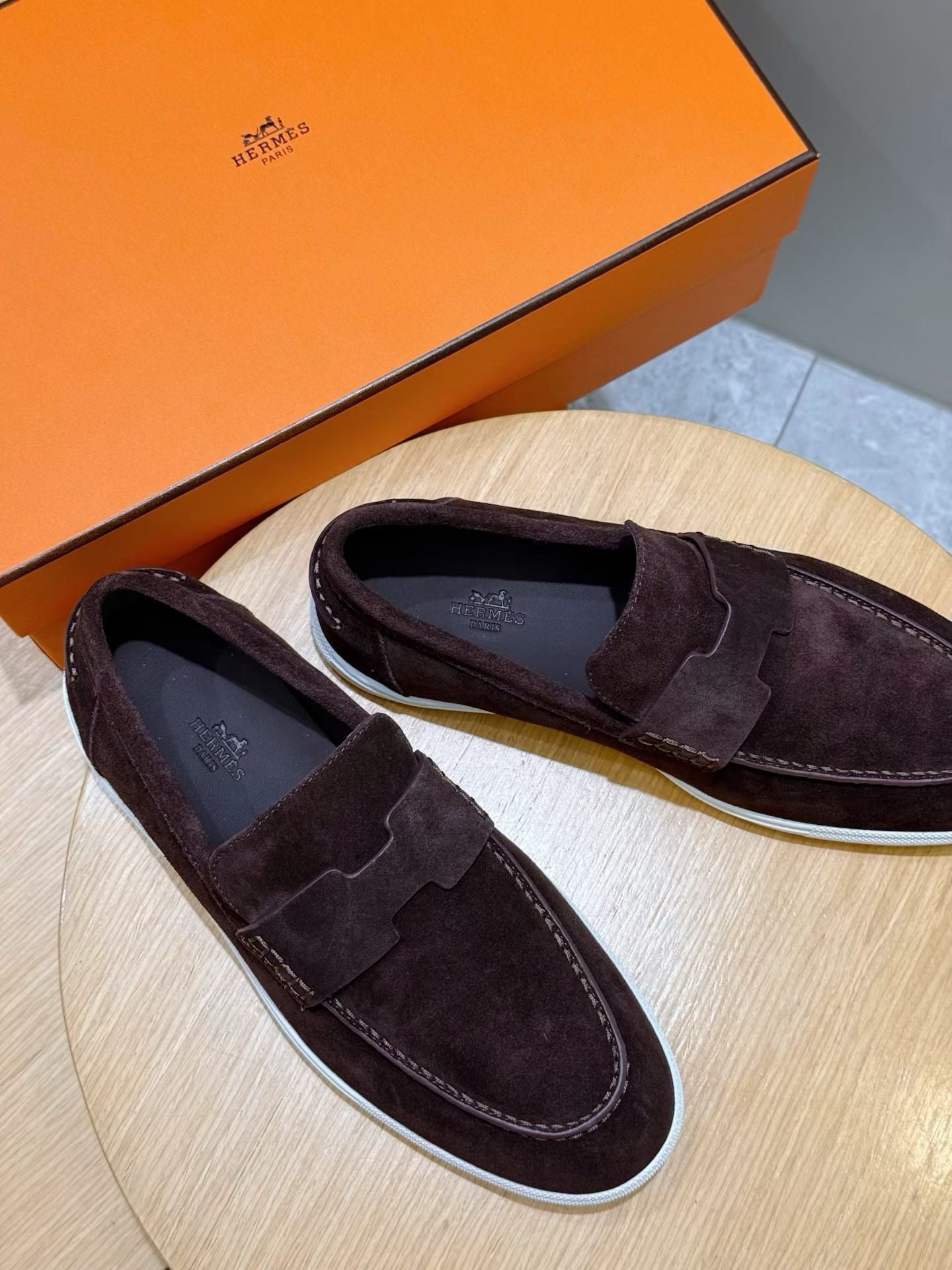 Steel Blue, Black, Navy, Dark Brown and Grey Shoes - FashionHype.xyz
