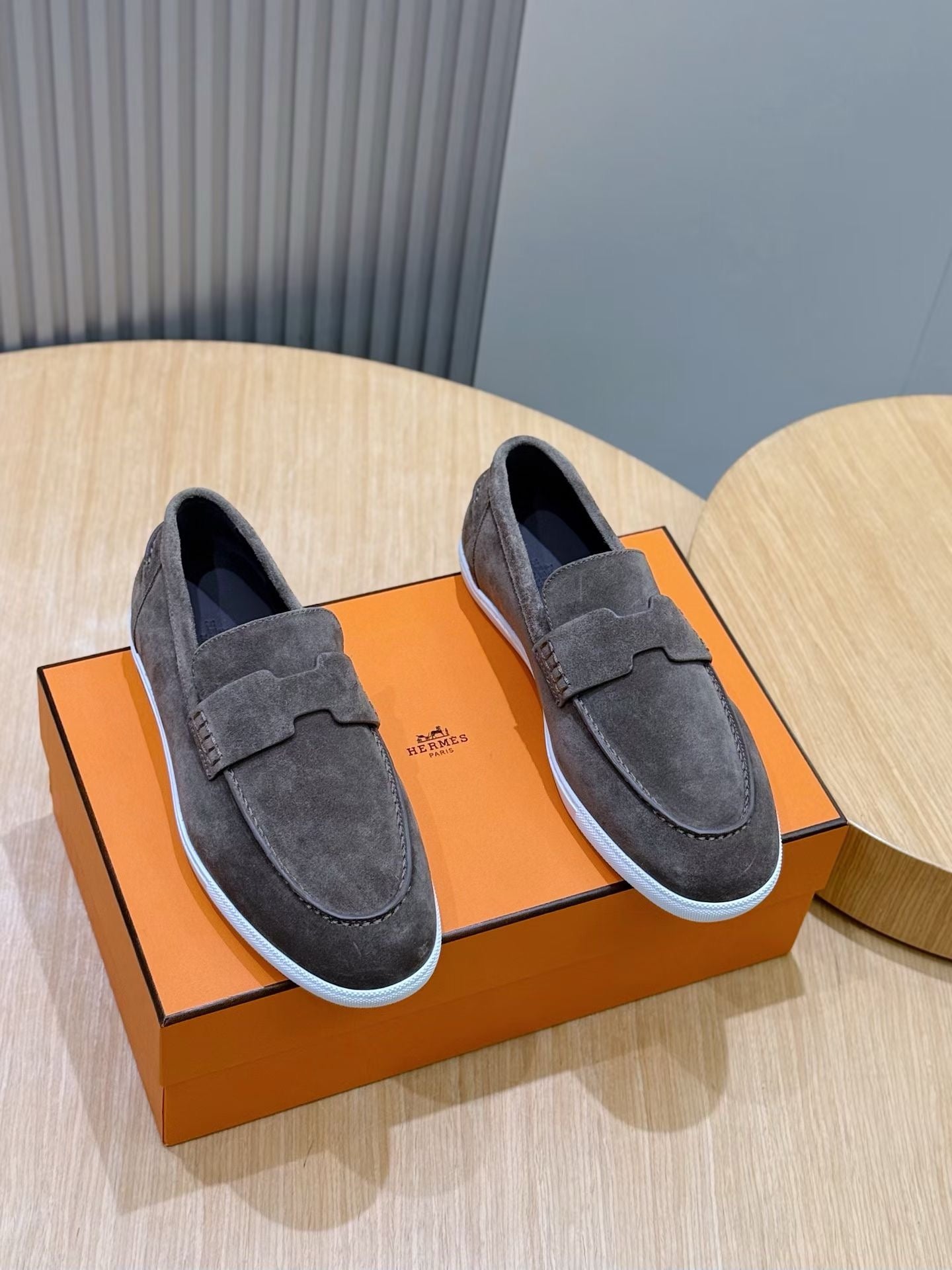 Steel Blue, Black, Navy, Dark Brown and Grey Shoes - FashionHype.xyz