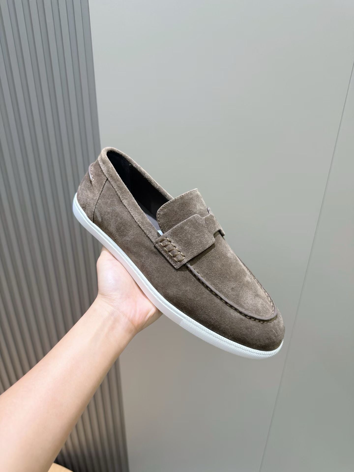 Steel Blue, Black, Navy, Dark Brown and Grey Shoes