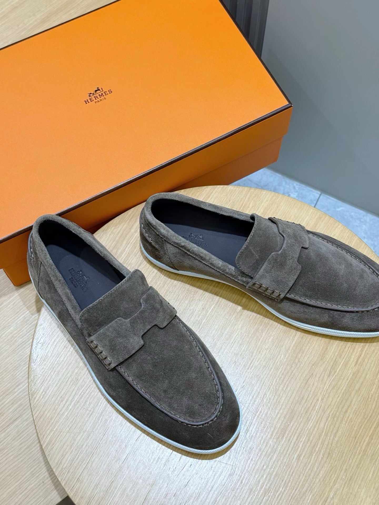 Steel Blue, Black, Navy, Dark Brown and Grey Shoes - FashionHype.xyz