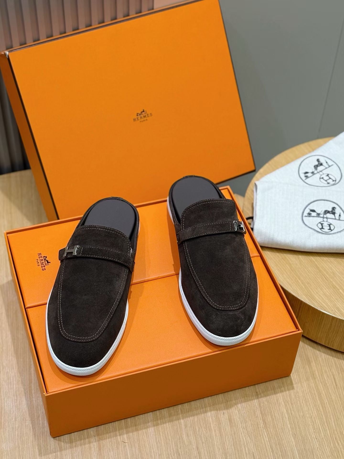 Black, Brown and Dark grey Shoes - FashionHype.xyz