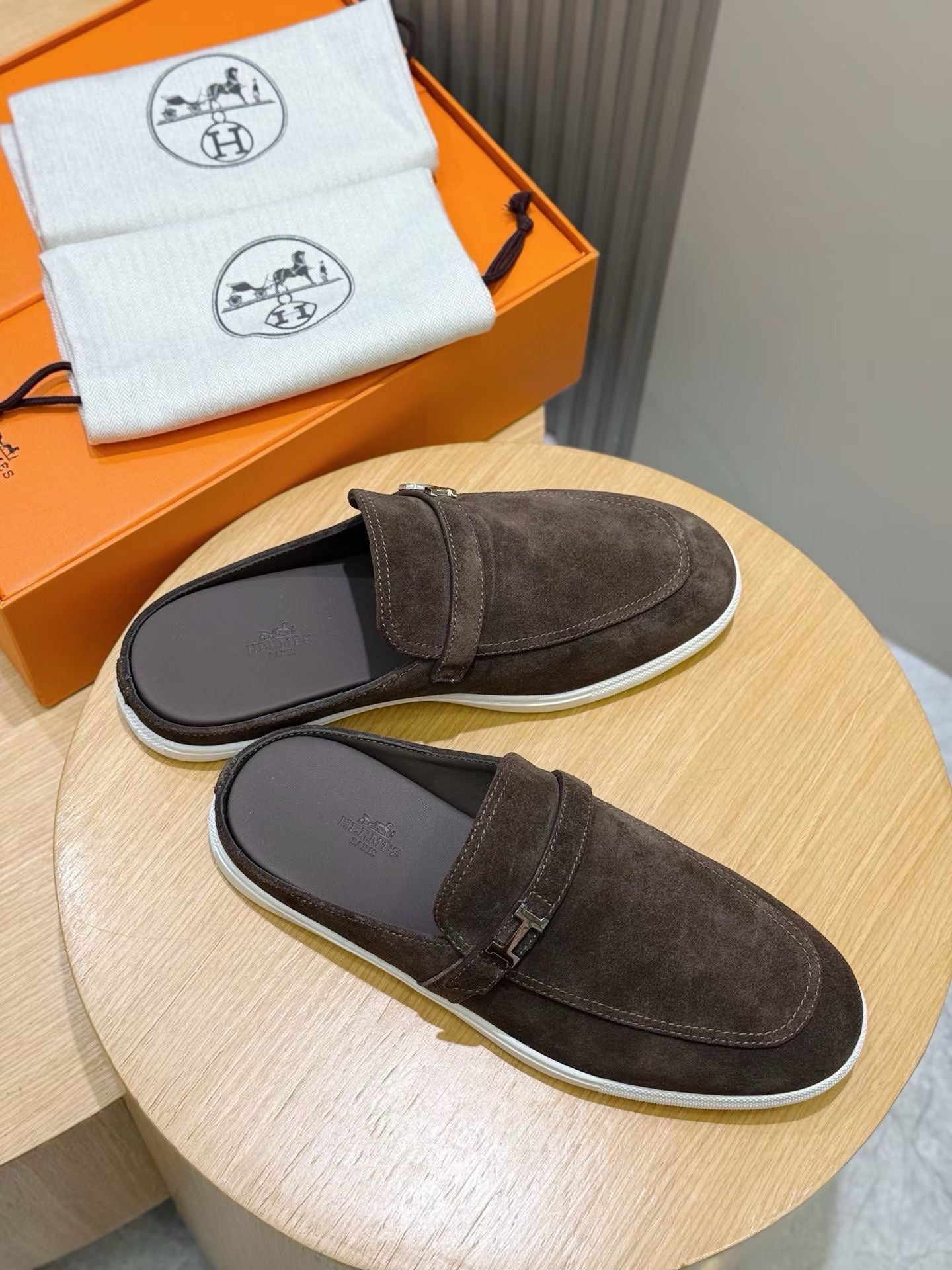 Black, Brown and Dark grey Shoes - FashionHype.xyz
