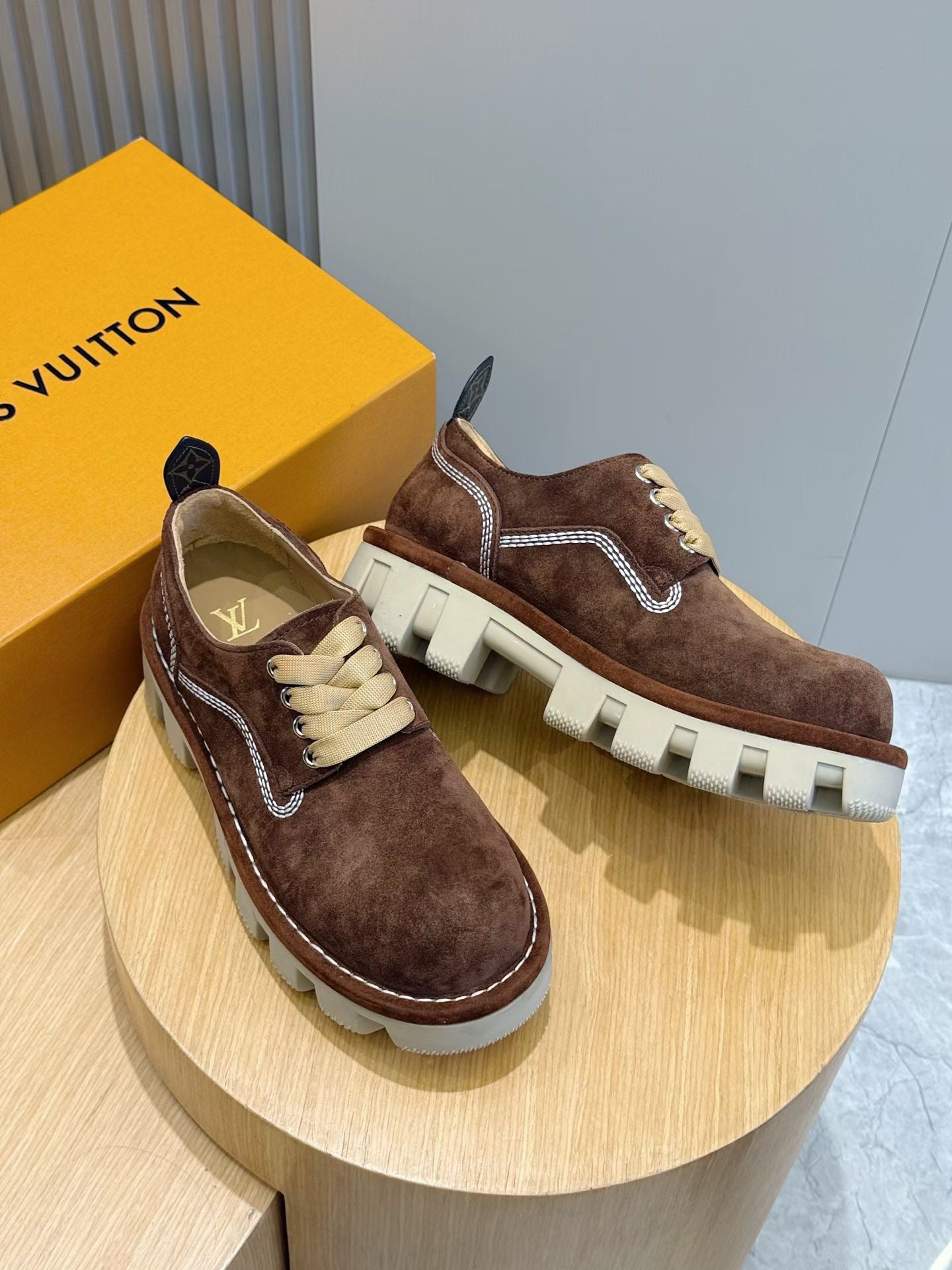 Brown, Dark brown and Black Shoes