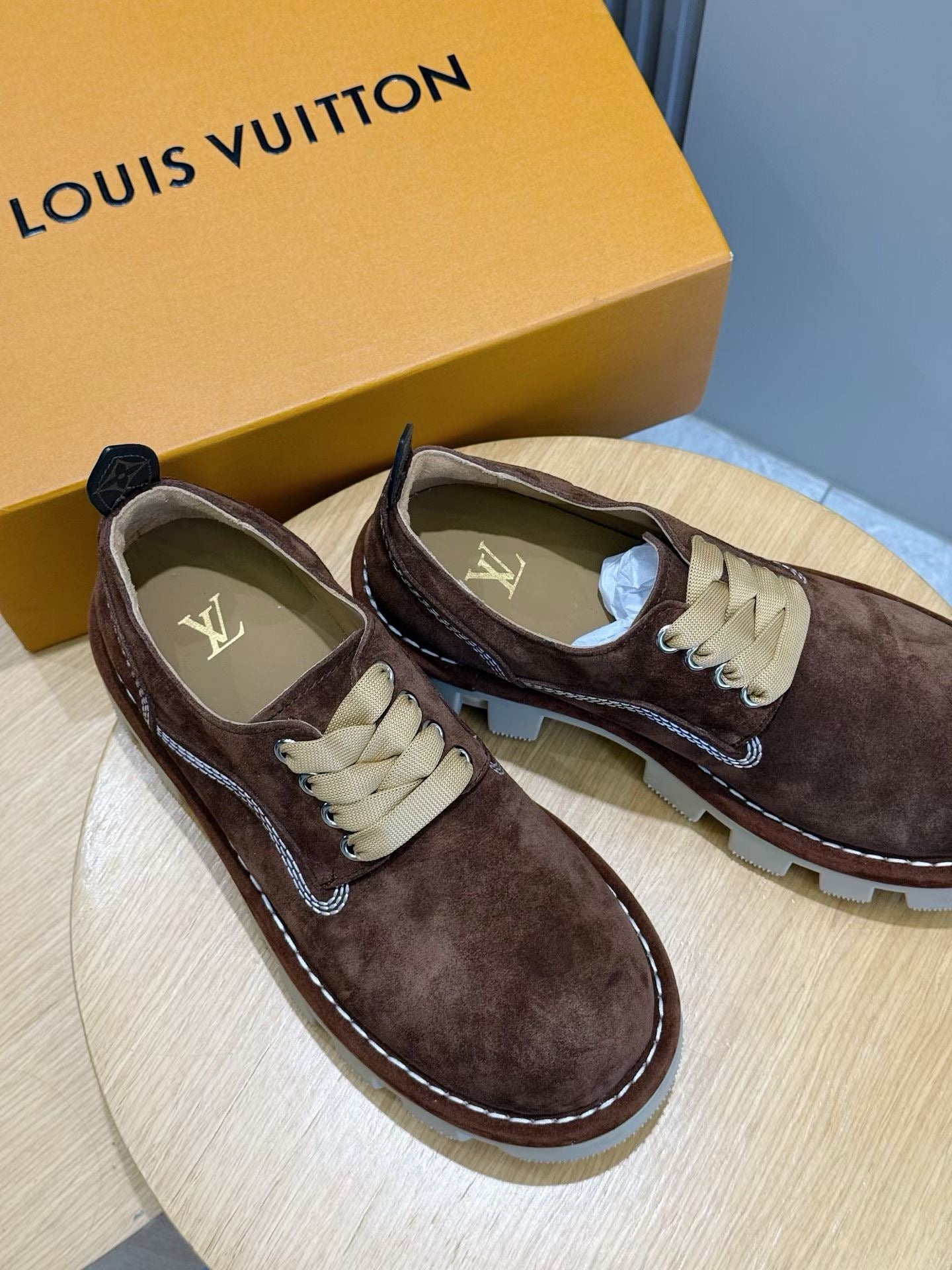 Brown, Dark brown and Black Shoes