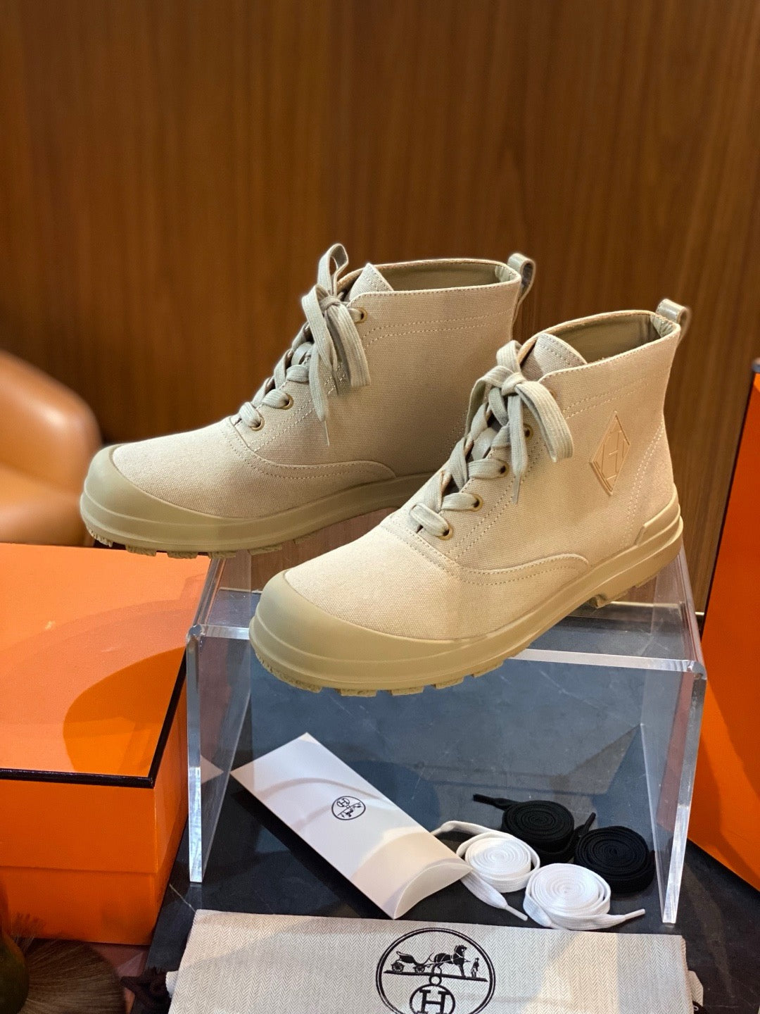 Grey and Black Shoes - FashionHype.xyz