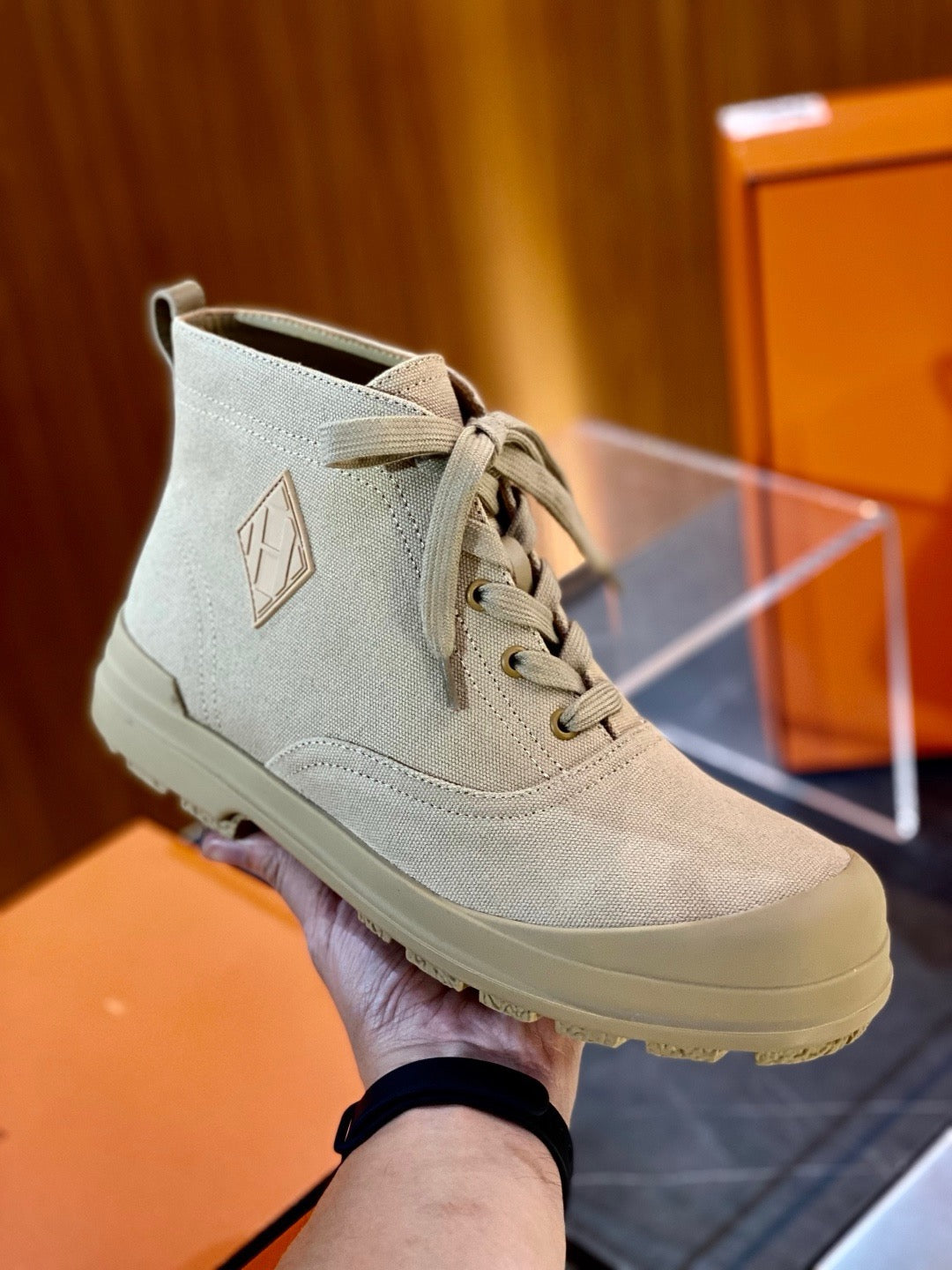 Grey and Black Shoes - FashionHype.xyz