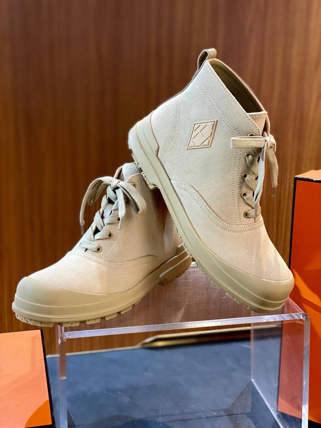 Grey and Black Shoes - FashionHype.xyz