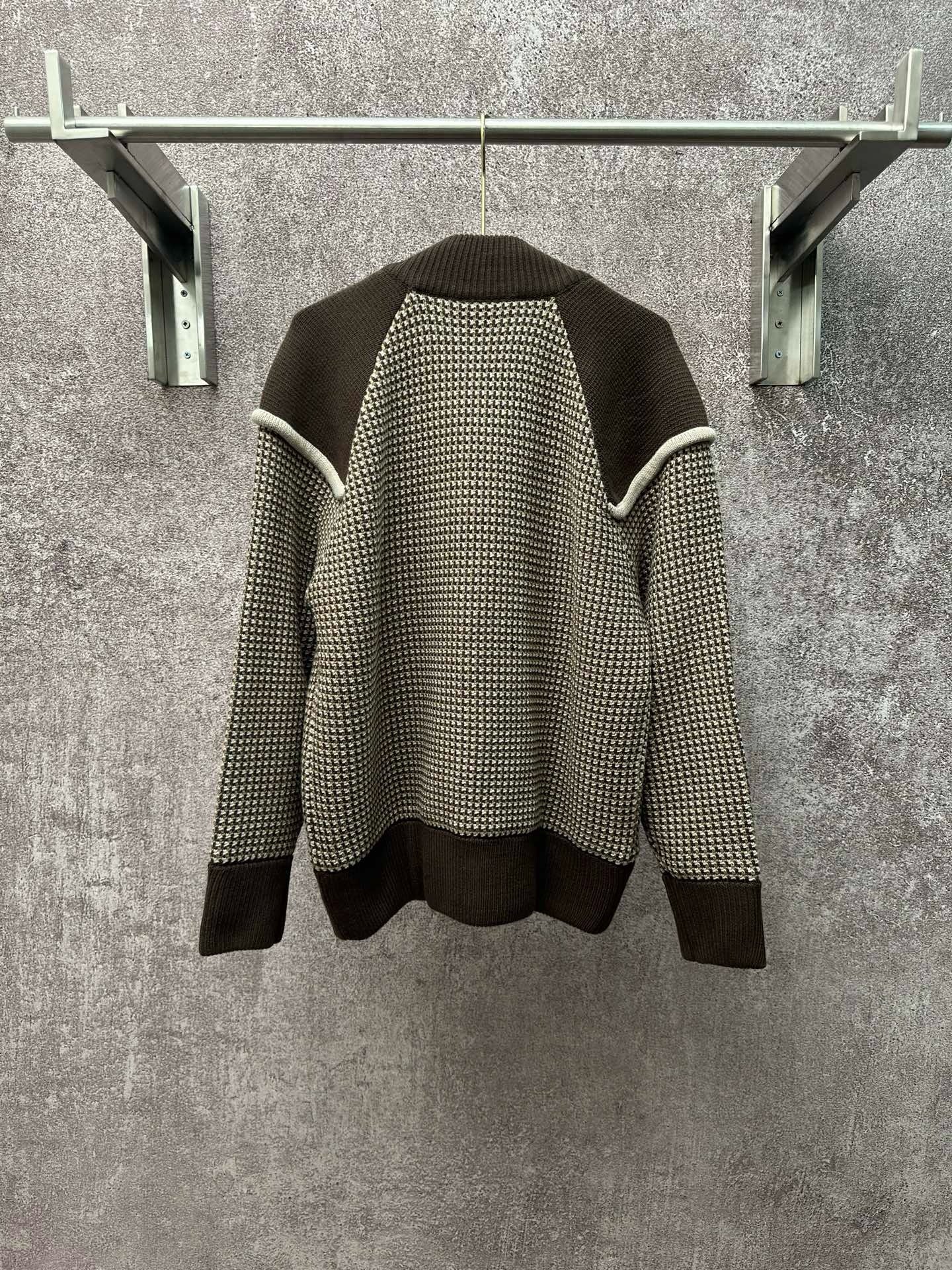 Grey brown Jacket - FashionHype.xyz