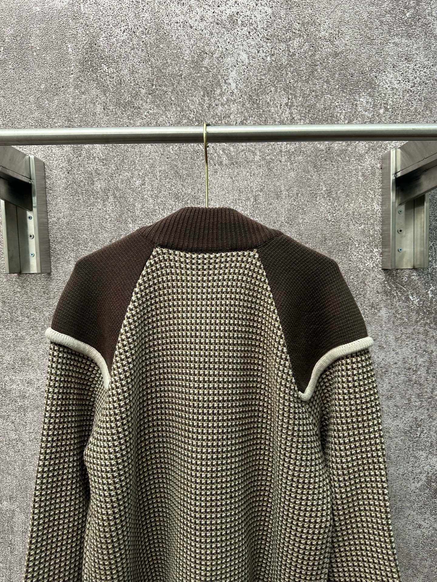 Grey brown Jacket - FashionHype.xyz