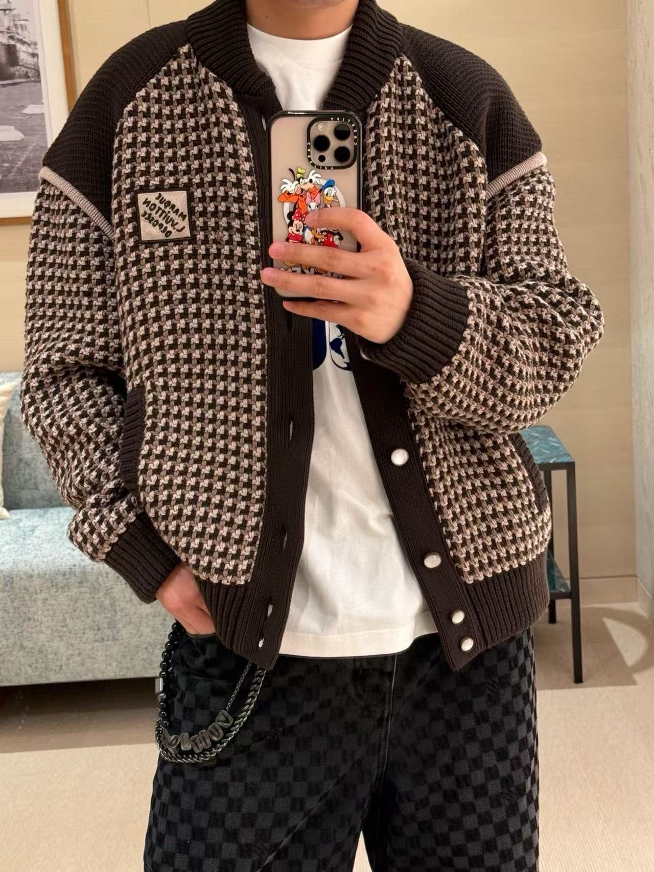 Grey brown Jacket - FashionHype.xyz