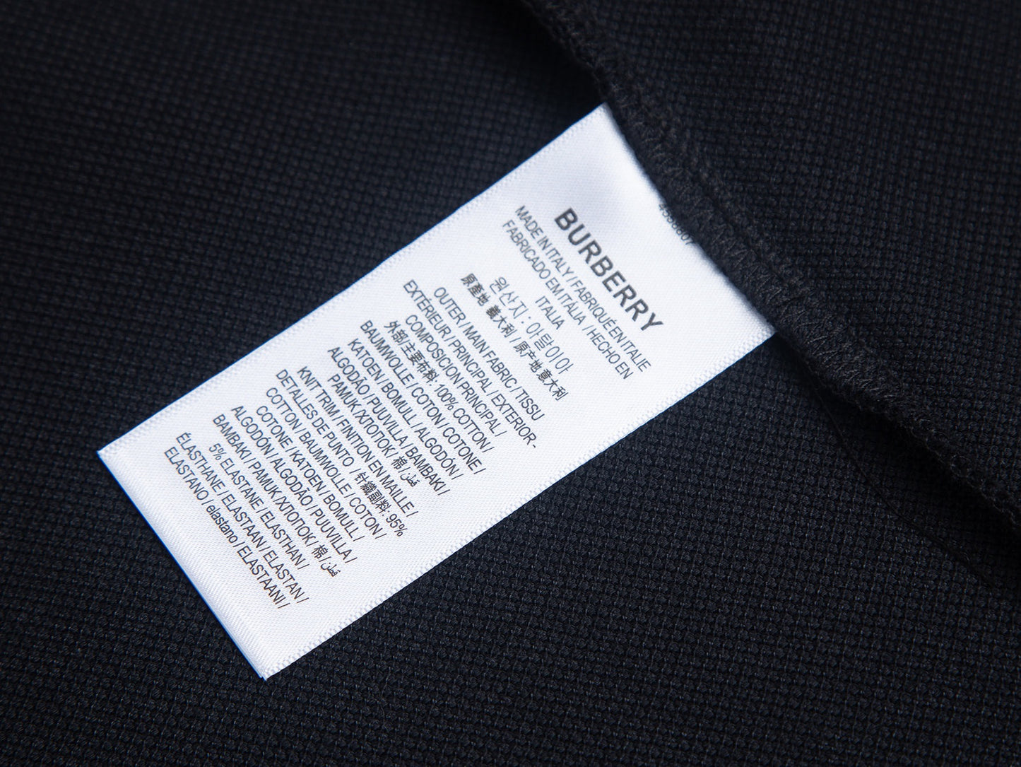 Black and White Polo