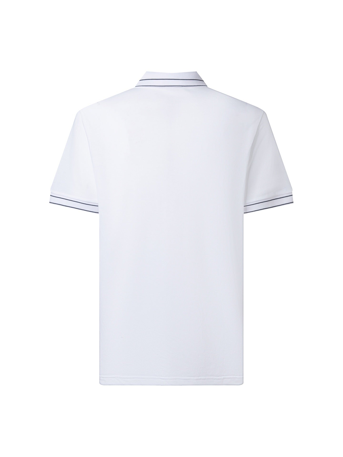 Black and White Polo - FashionHype.xyz