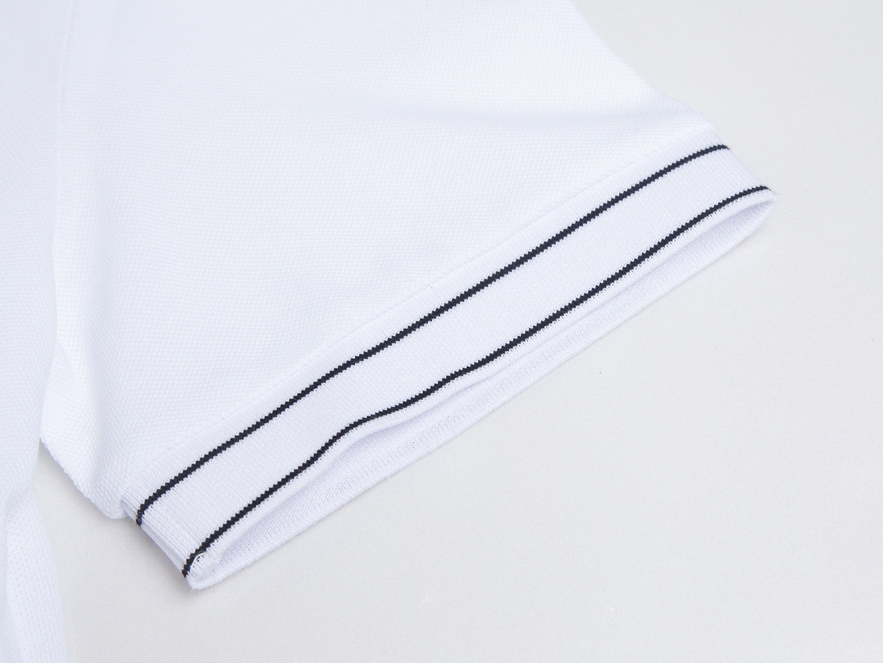 Black and White Polo - FashionHype.xyz