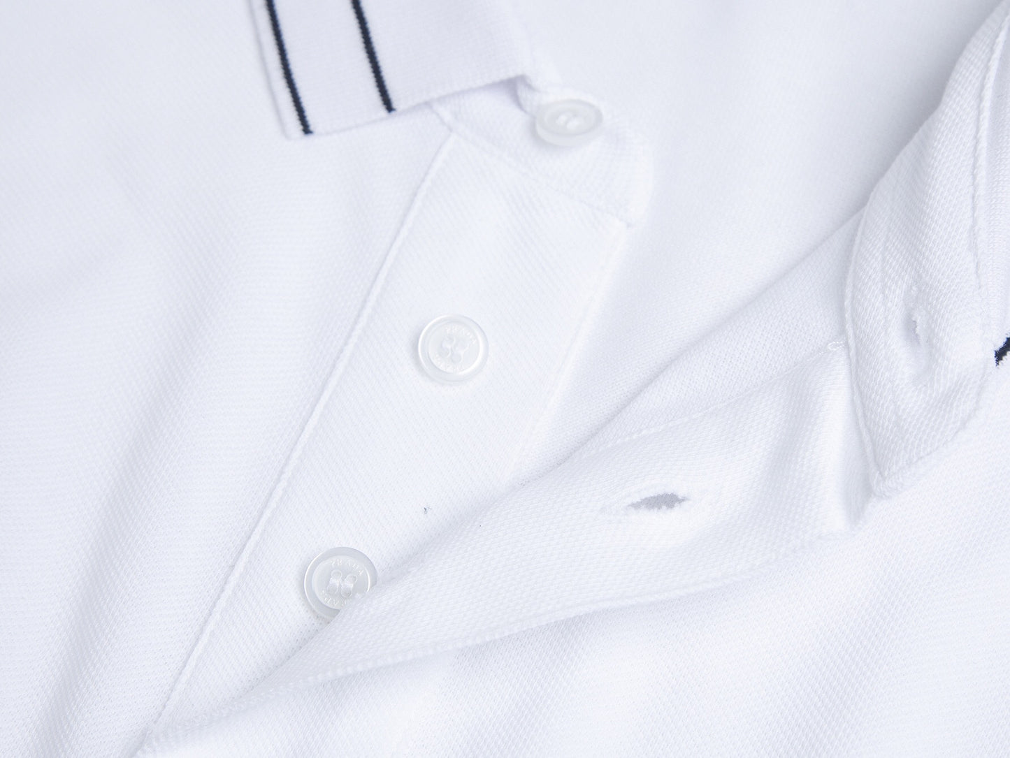 Black and White Polo - FashionHype.xyz