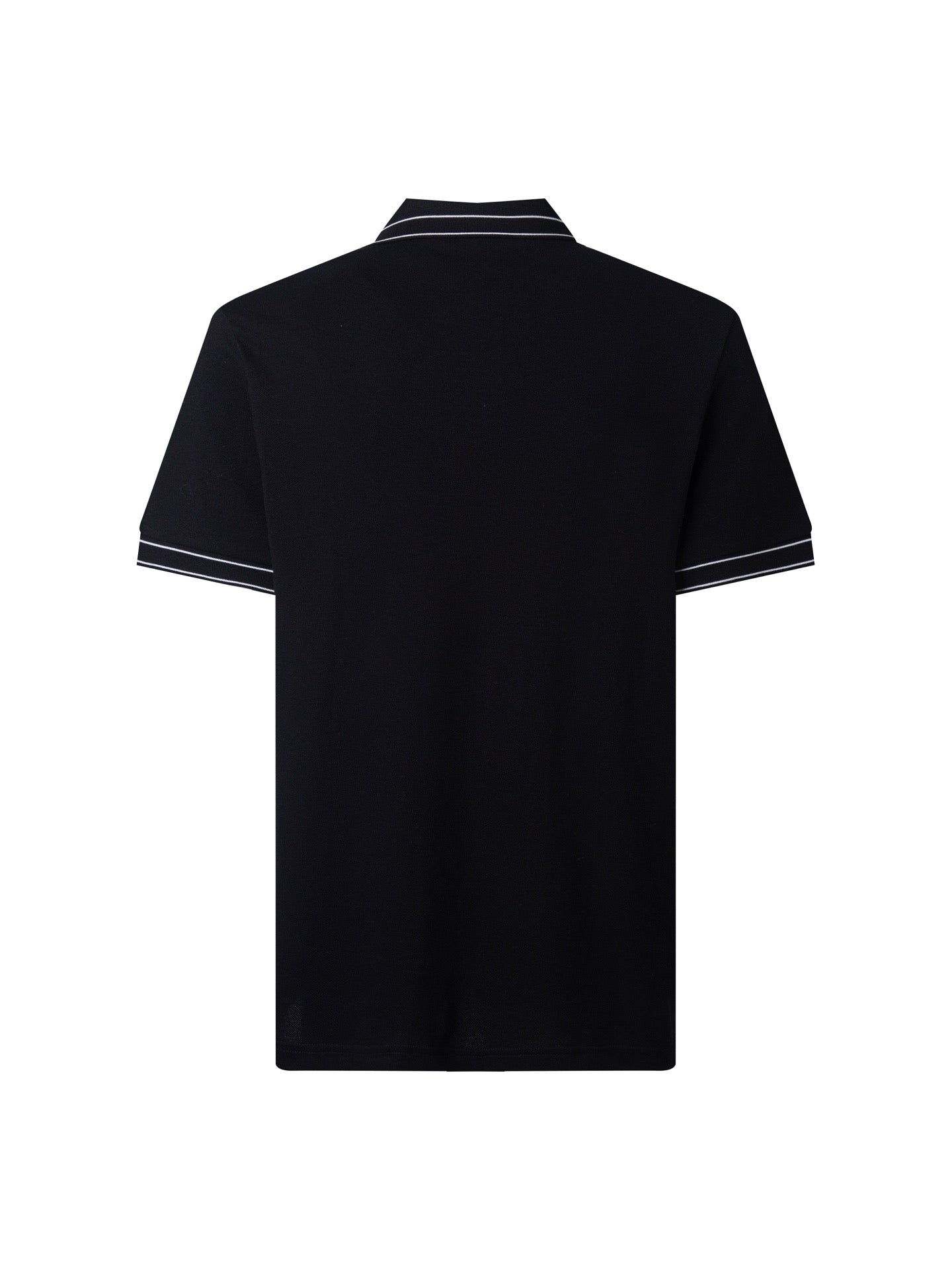 Black and White Polo - FashionHype.xyz