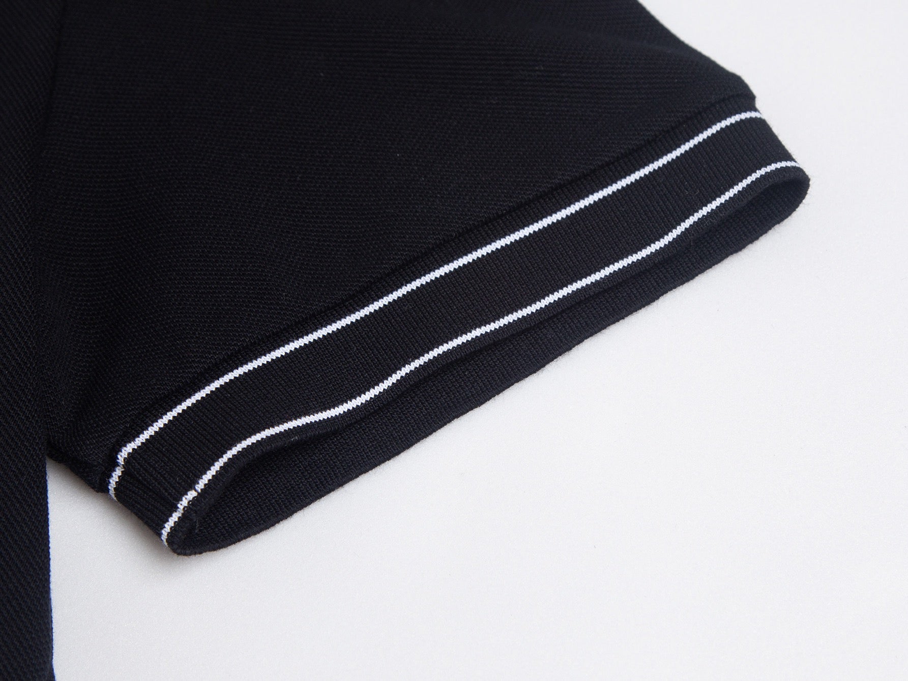 Black and White Polo - FashionHype.xyz