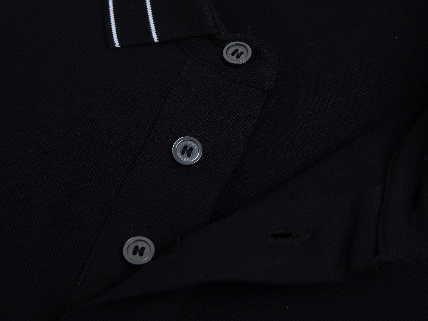 Black and White Polo - FashionHype.xyz