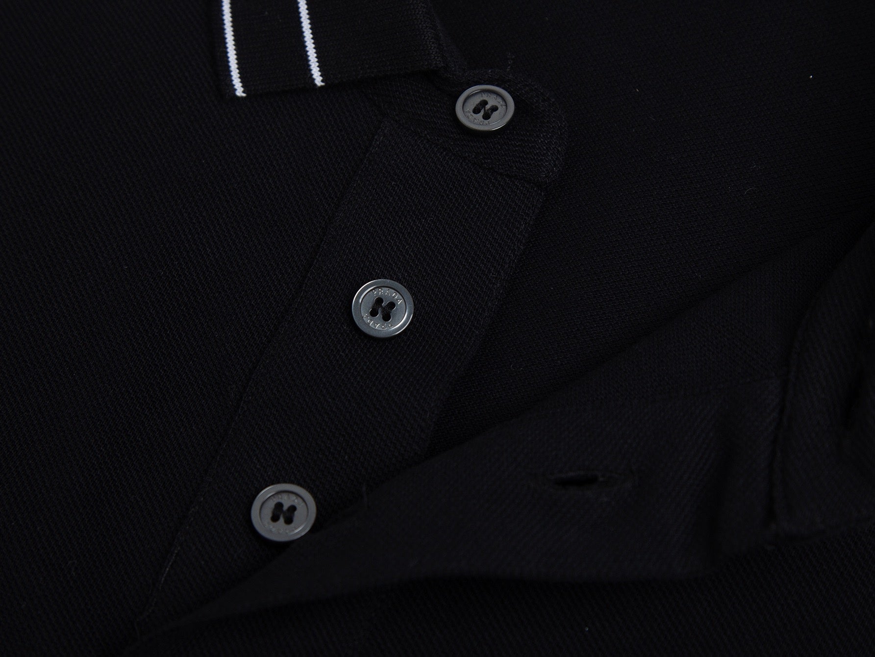 Black and White Polo - FashionHype.xyz